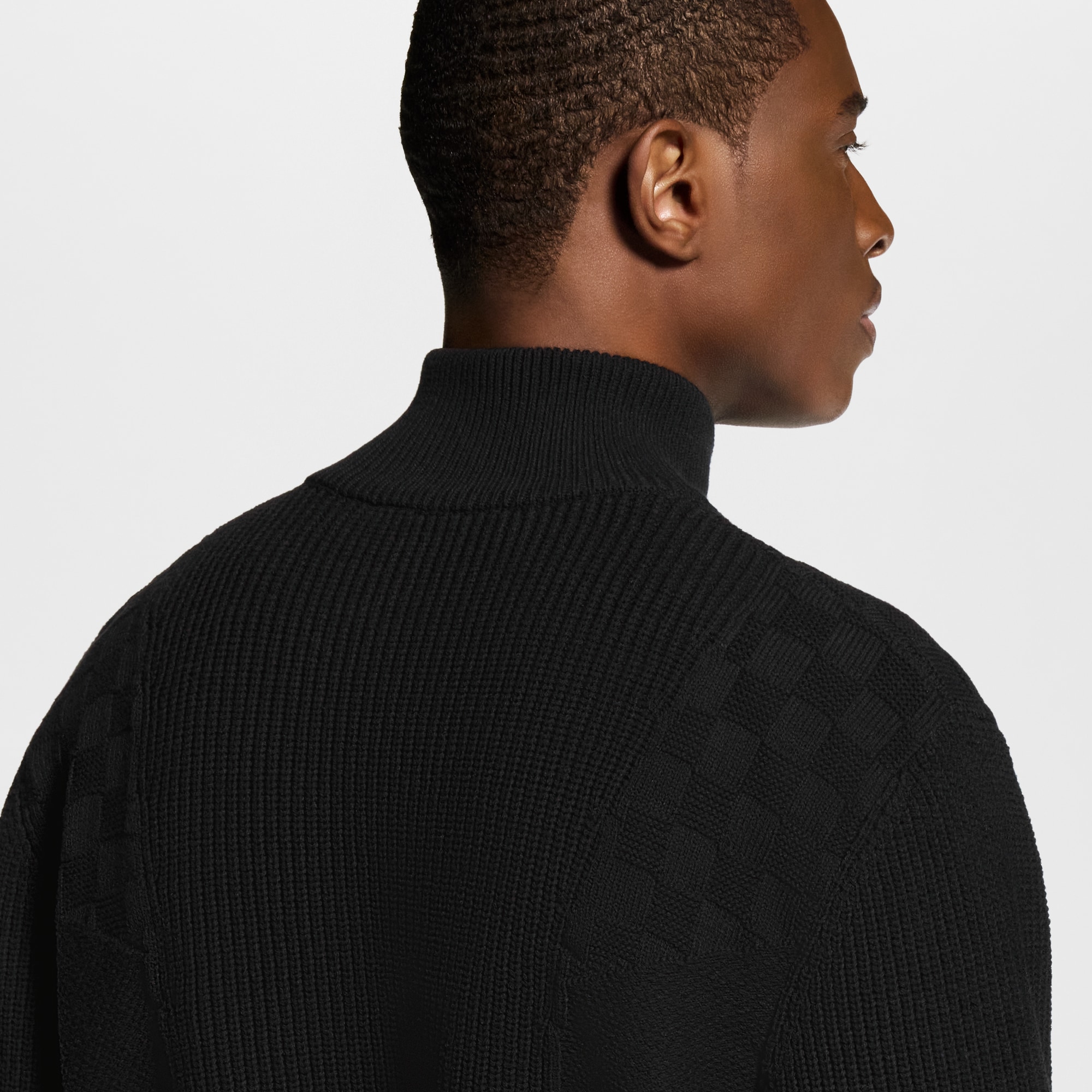 Half-Zip Knitted Signature Pullover - Men - Ready-to-Wear | LOUIS 