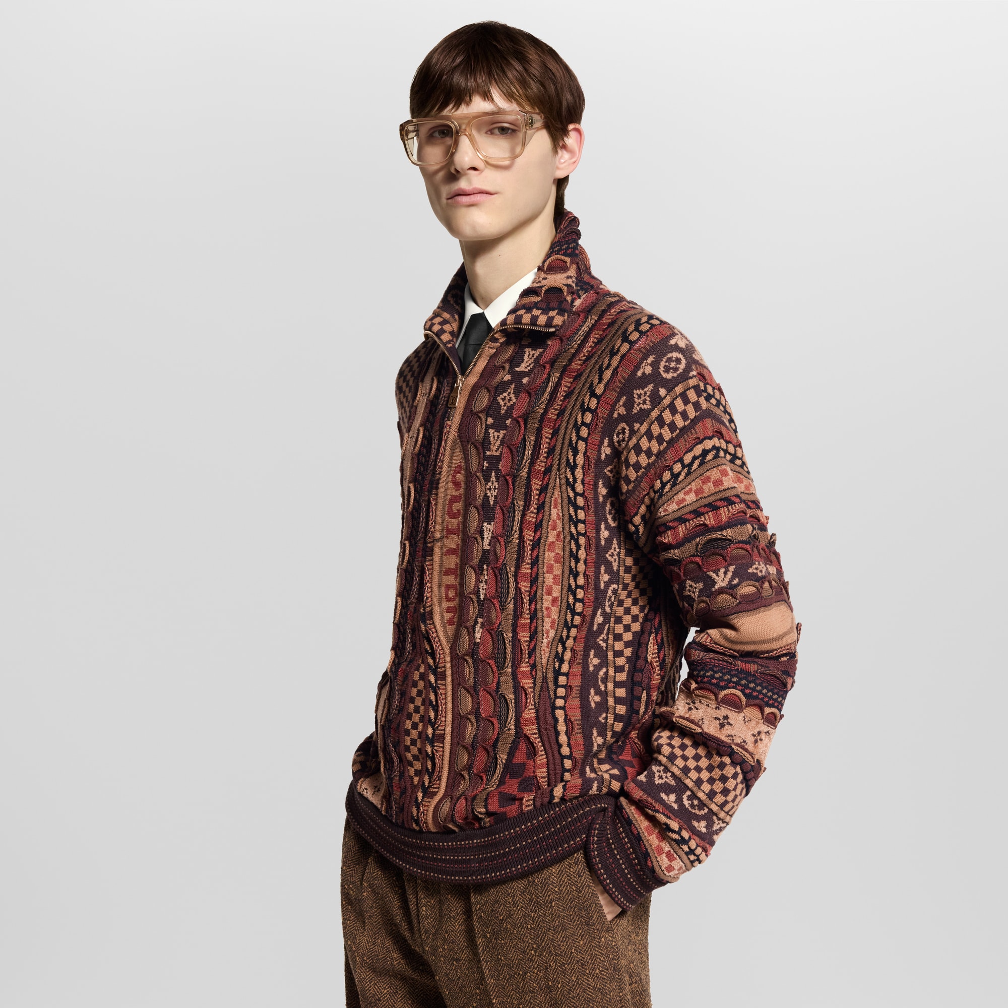  Ready-to-Wear All Ready-to-Wear Half-Zip Pullover | Louis Vuitton ® (Product zoom)