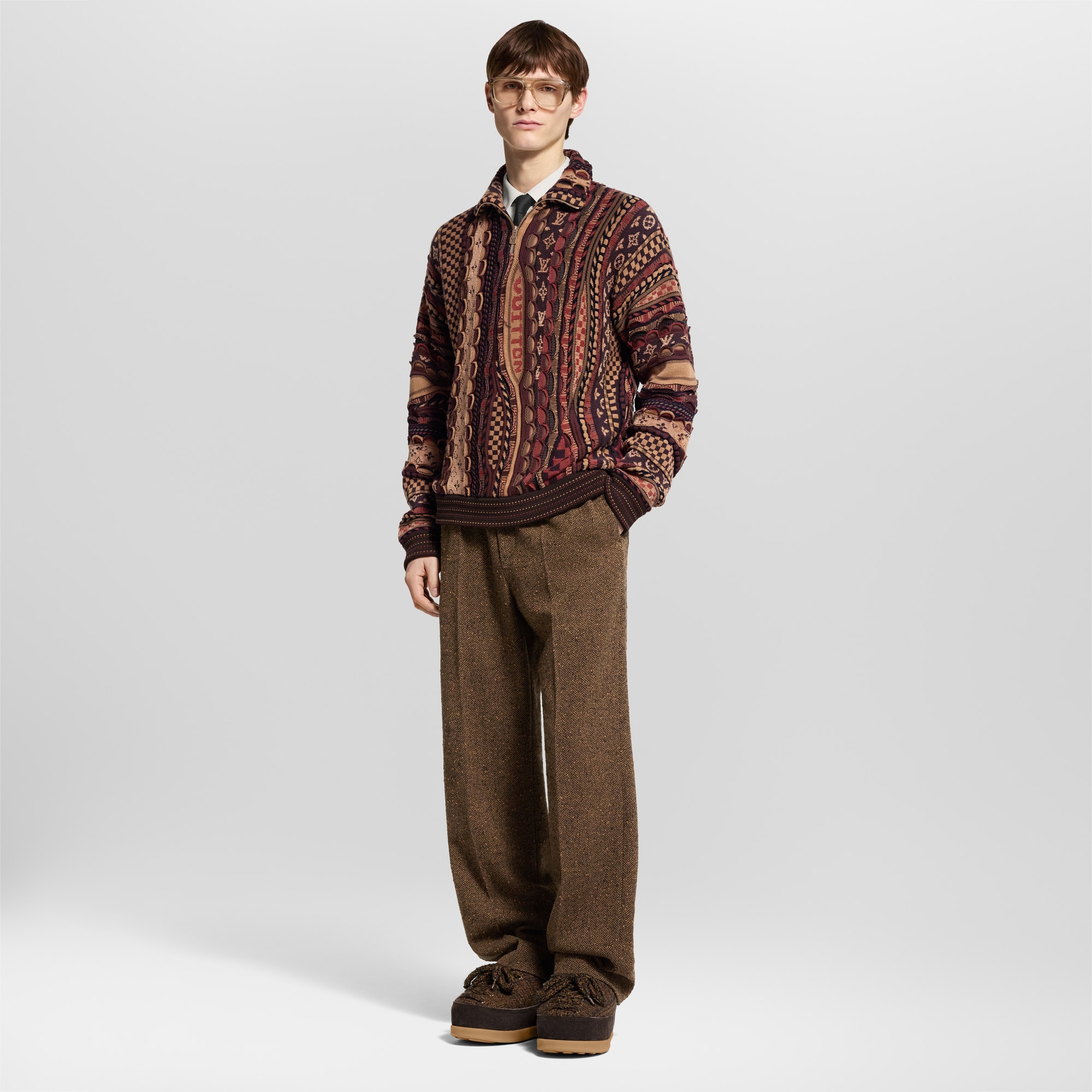  Ready-to-Wear All Ready-to-Wear Half-Zip Pullover | Louis Vuitton ® (Product zoom)