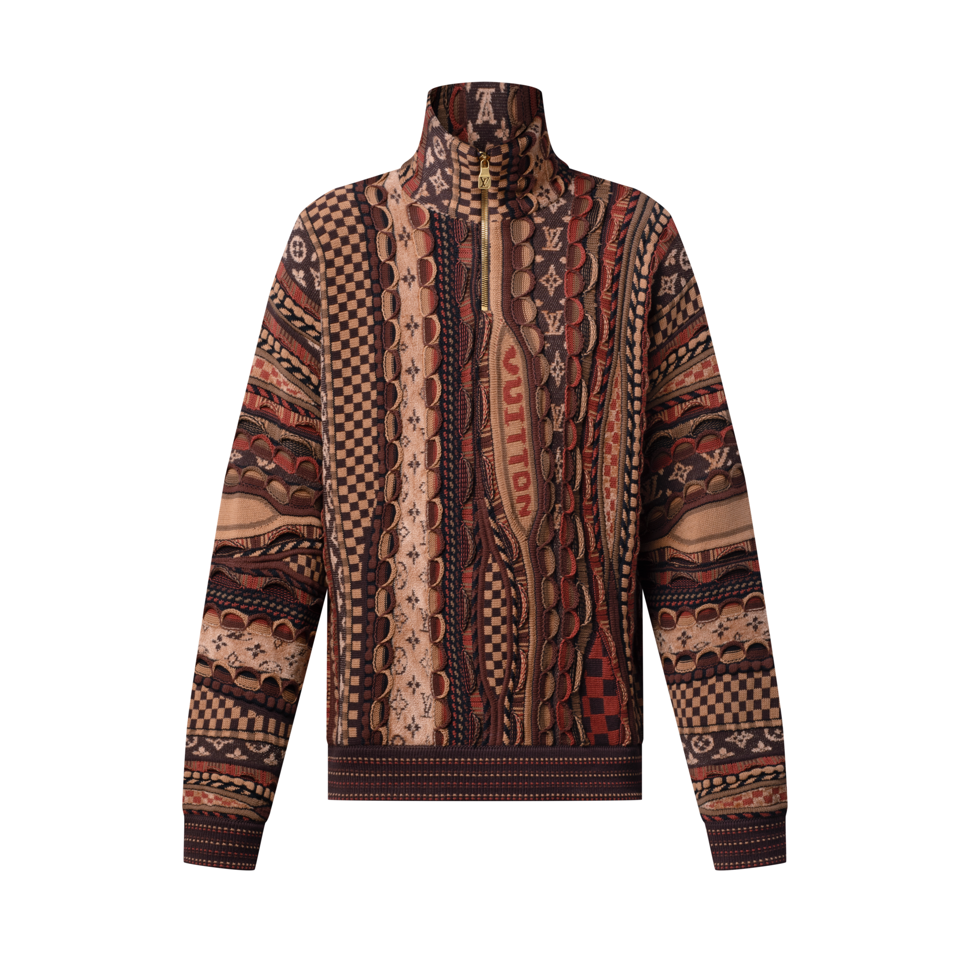  Ready-to-Wear All Ready-to-Wear Half-Zip Pullover | Louis Vuitton ® (Product zoom)