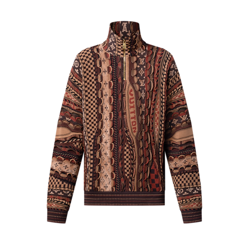 Ready-to-Wear All Ready-to-Wear Half-Zip Pullover | Louis Vuitton ® (Product zoom)