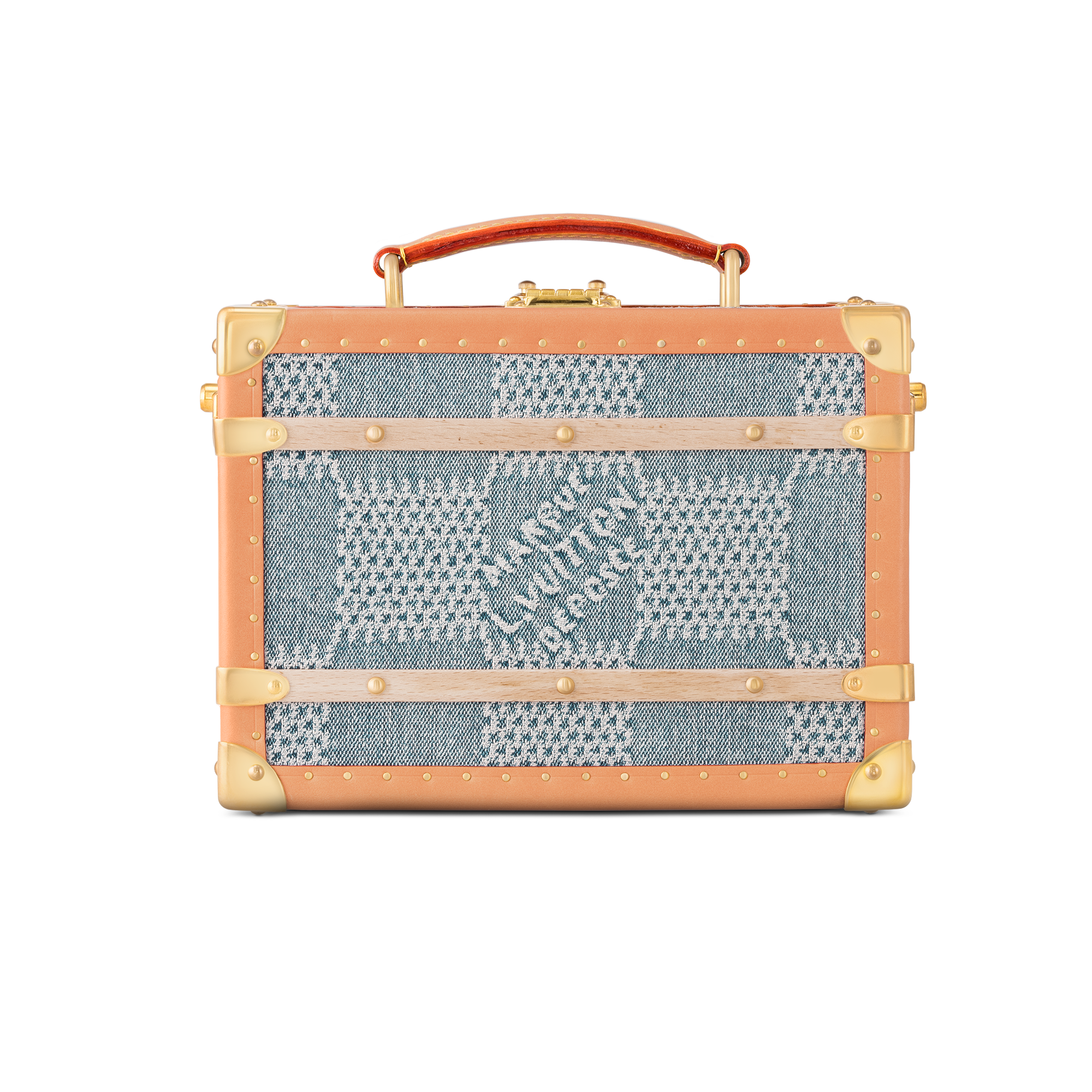 Damier Other Hardsided Seasonal Handle Trunk Denim | Louis Vuitton ® (Product zoom)