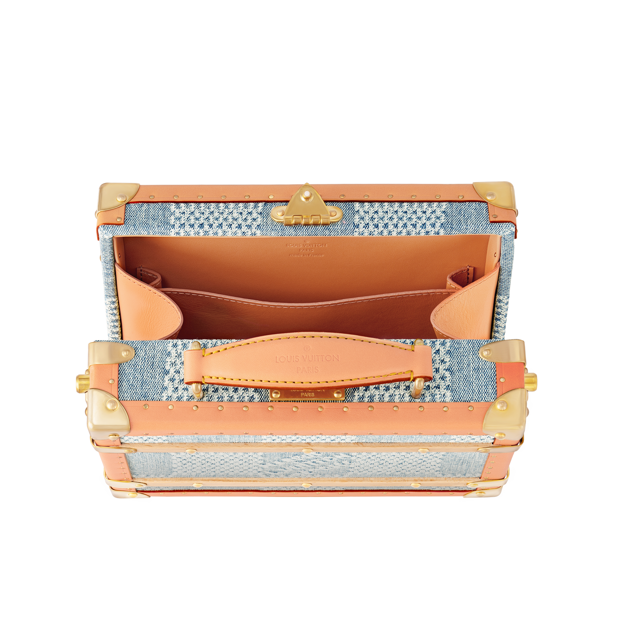 Damier Other Hardsided Seasonal Handle Trunk Denim | Louis Vuitton ® (Product zoom)