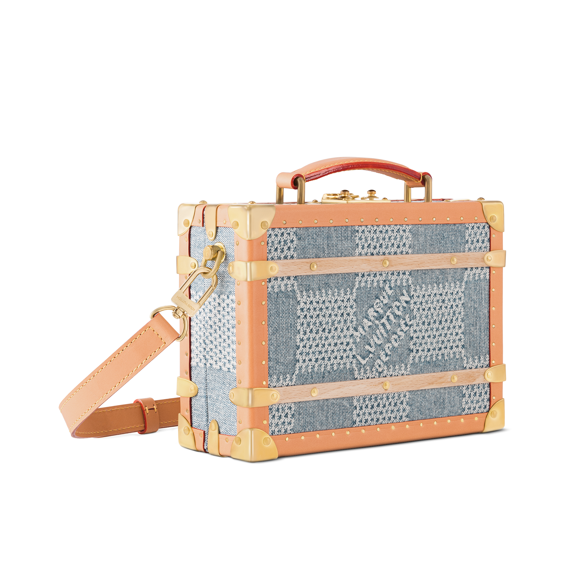 Damier Other Hardsided Seasonal Handle Trunk Denim | Louis Vuitton ® (Product zoom)