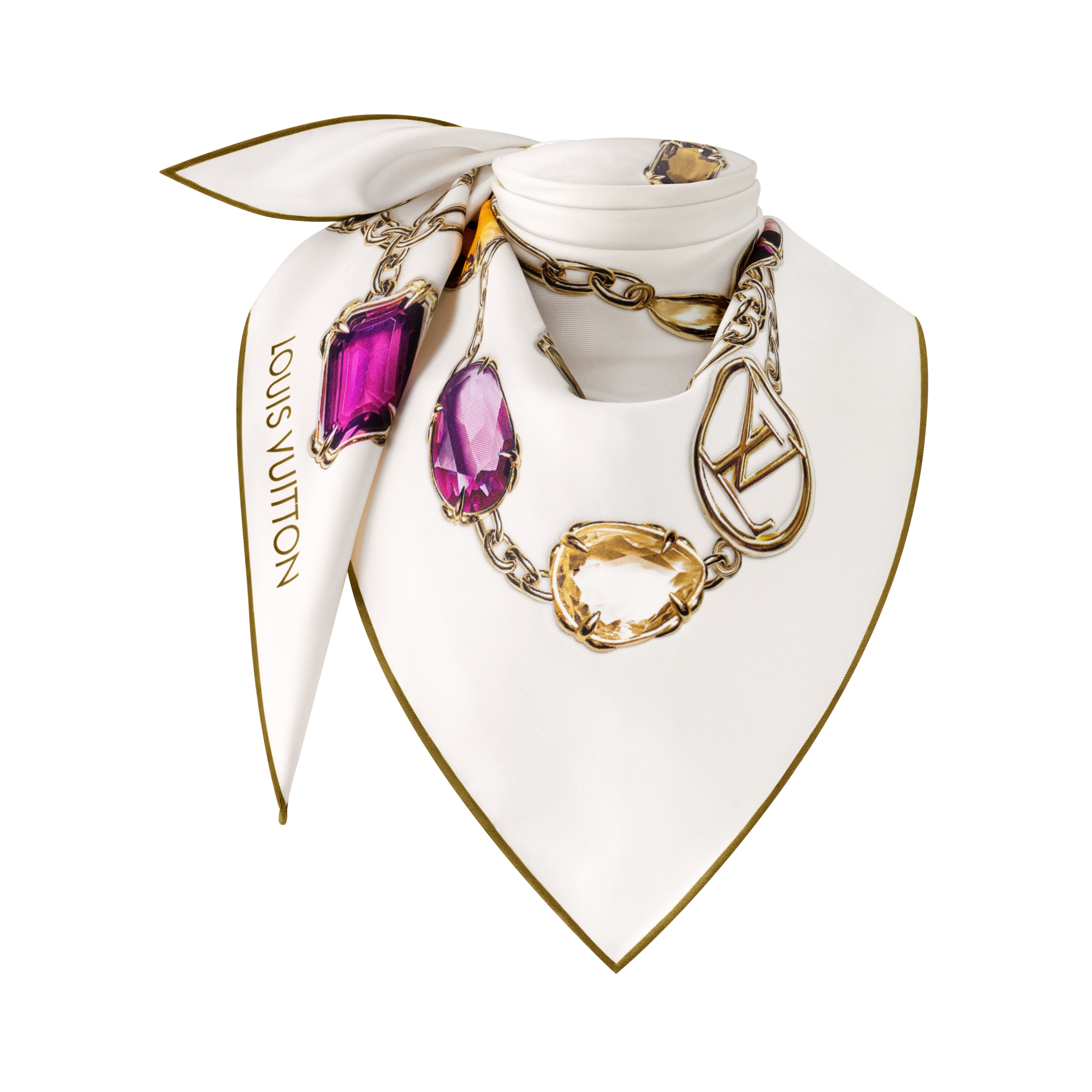 S00 Accessories Silk Squares and Bandeaus  Heirloom Silk Triangle | Louis Vuitton ® (Product zoom)