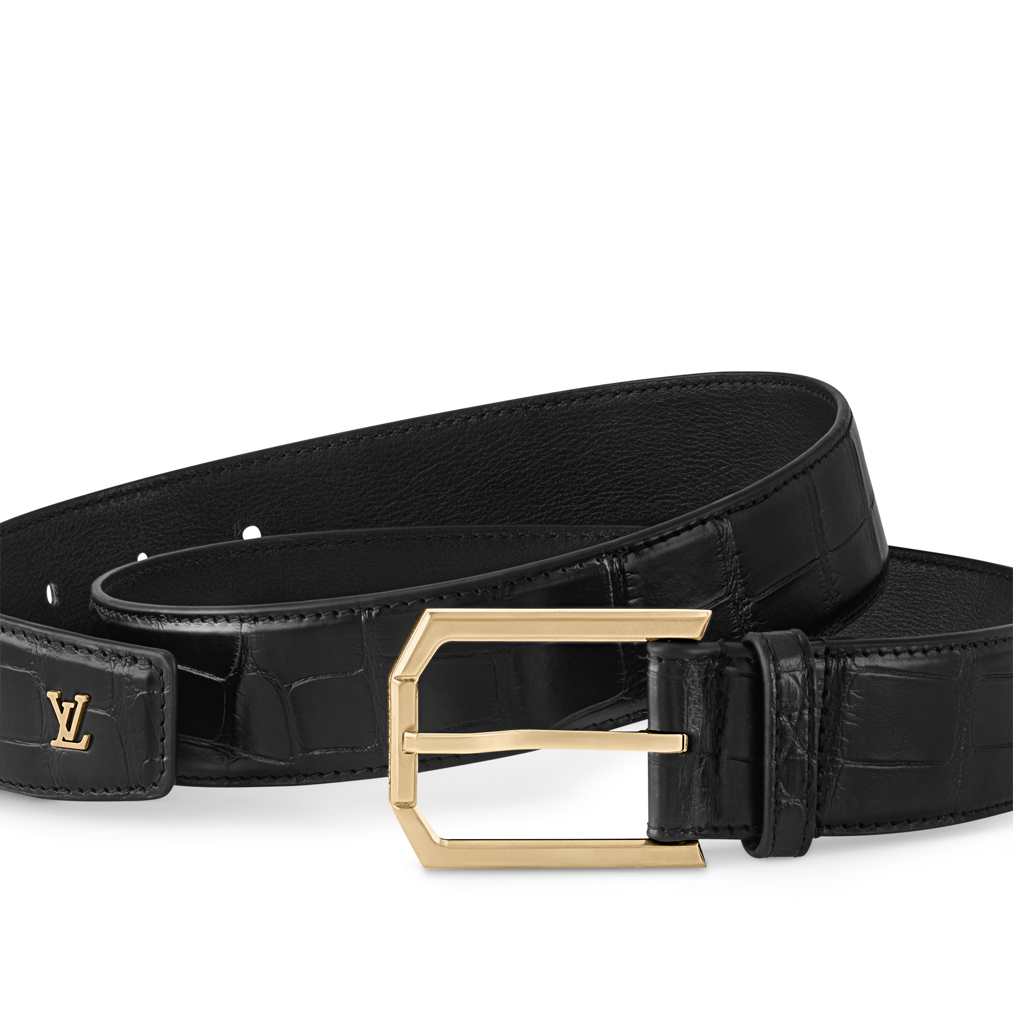 Crocodilien Mat Accessories Belts Heritage 35mm Belt | Louis Vuitton ® (Product zoom)