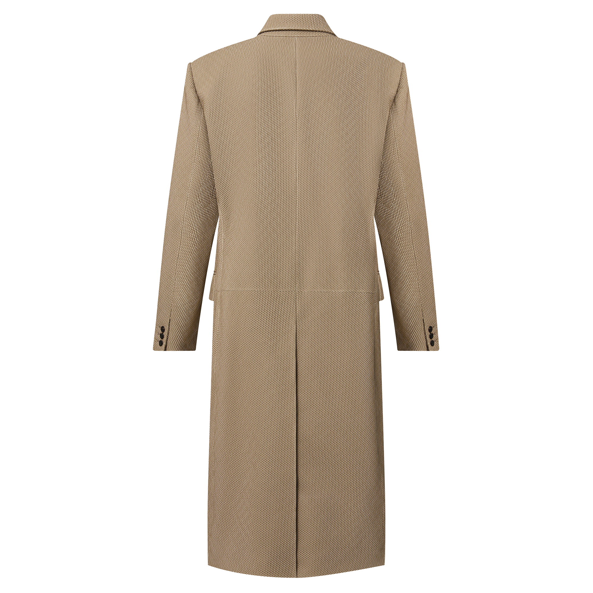 Discontinued Product Obs 9 Herringbone Leather Long Coat  | Louis Vuitton ® (Product zoom)