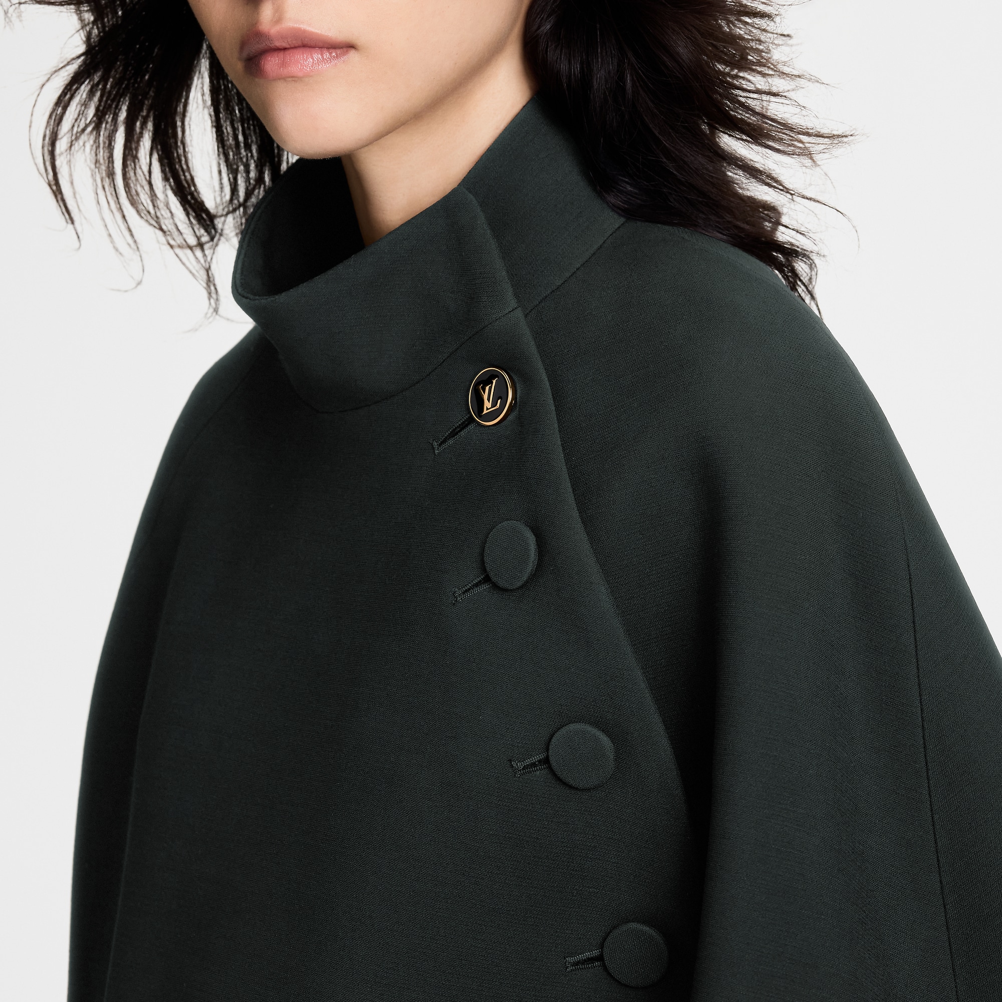 High Collar Cape Coat