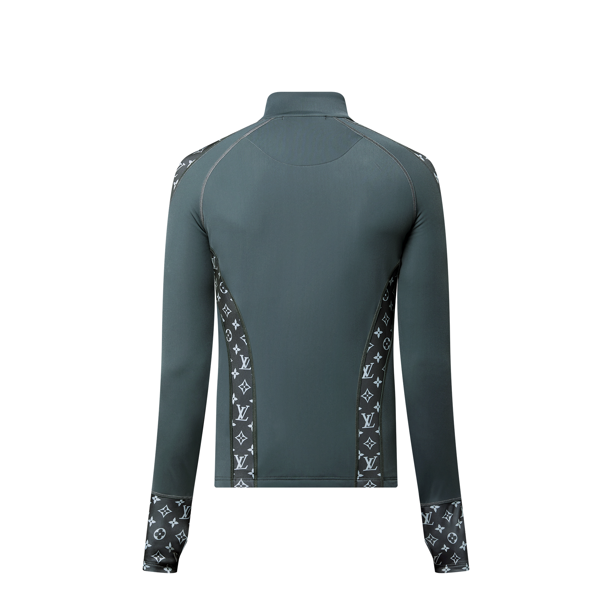 High Collar Technical Long-Sleeved Ski Top