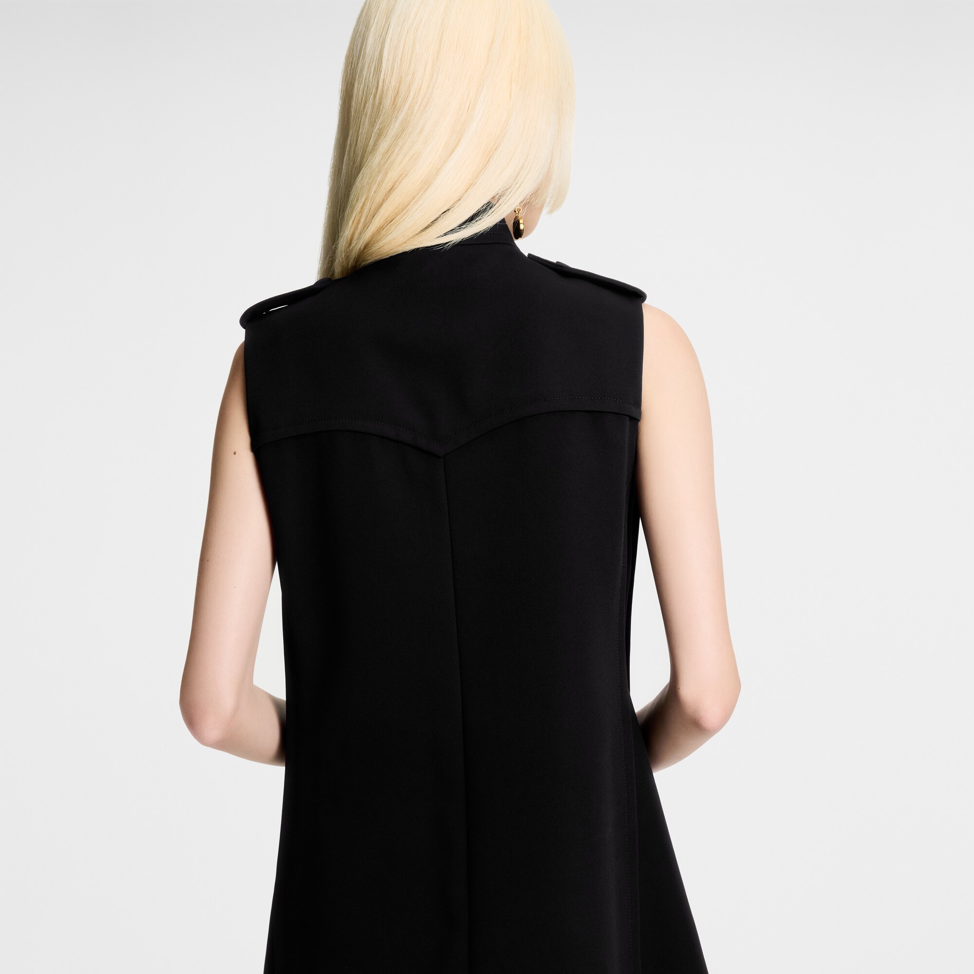  Ready-to-Wear Dresses High Collar Zip-Up Dress | Louis Vuitton ® (Product zoom)