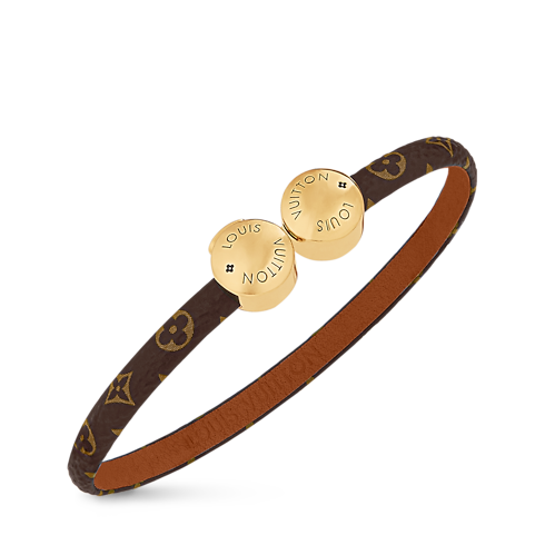 Monogram Accessories Leather Bracelets Historic Mini Monogram Bracelet | Louis Vuitton ® (Product zoom)