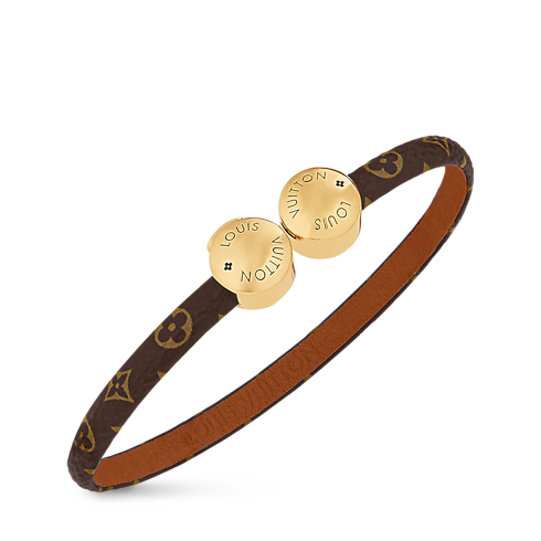 Monogram Accessories Leather Bracelets Historic Mini Monogram Bracelet | Louis Vuitton ® (Product zoom)