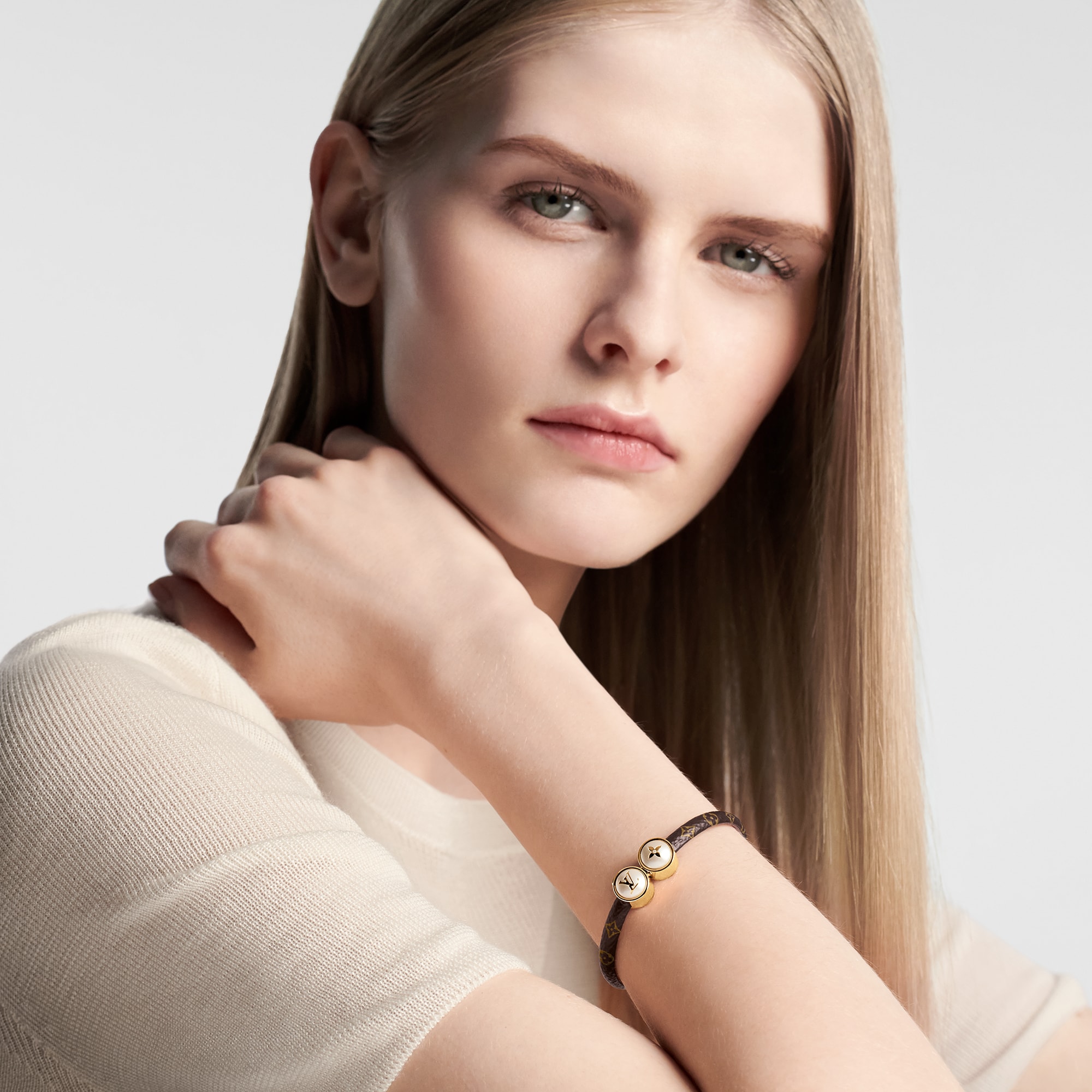 Monogram Fashion Jewelry Bracelets Historic Mini Pearl Bracelet | Louis Vuitton ® (Product zoom)