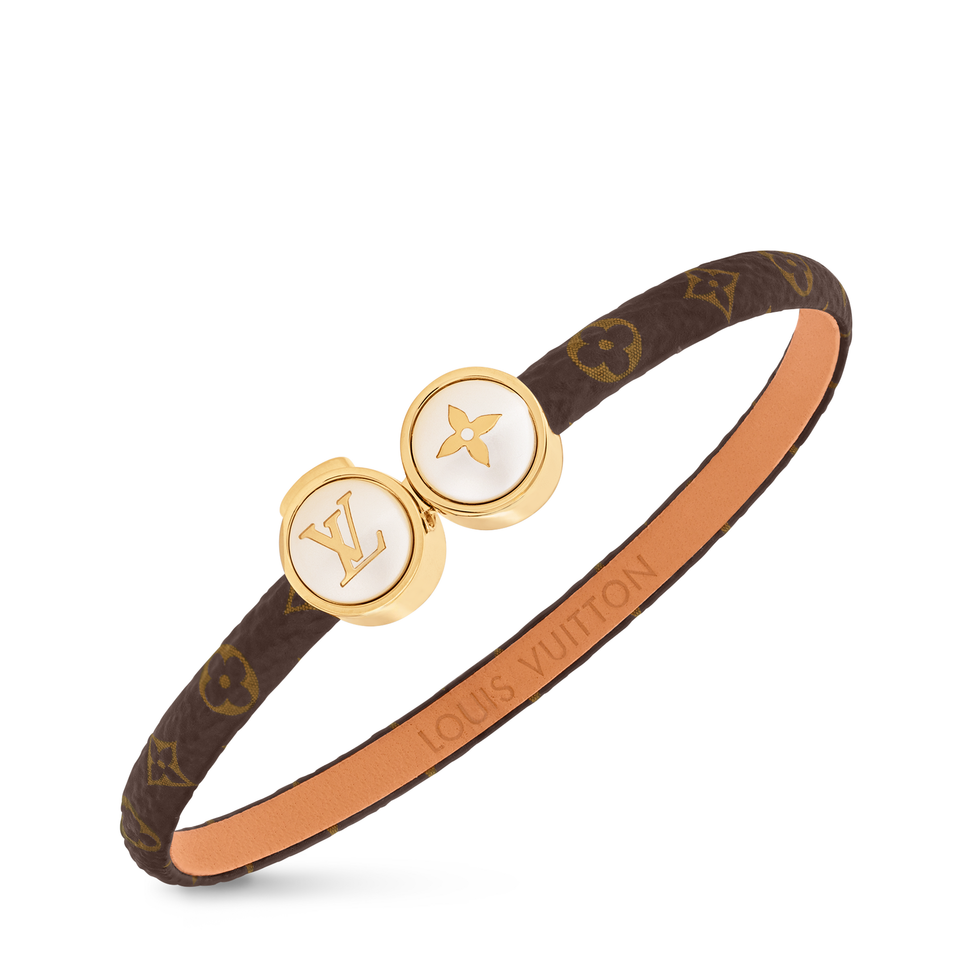 Monogram Fashion Jewelry Bracelets Historic Mini Pearl Bracelet | Louis Vuitton ® (Product zoom)