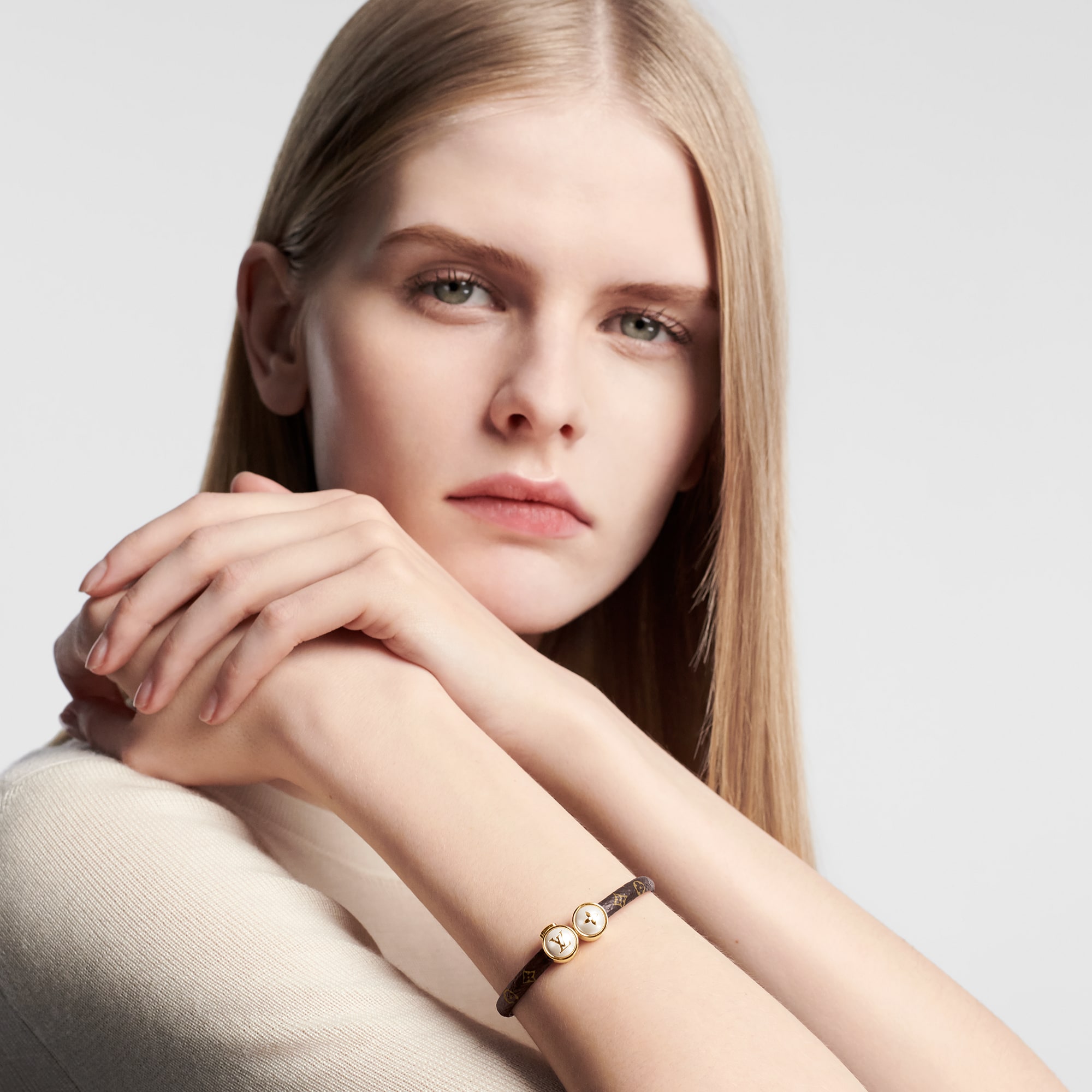 Monogram Fashion Jewelry Bracelets Historic Mini Pearl Bracelet | Louis Vuitton ® (Product zoom)
