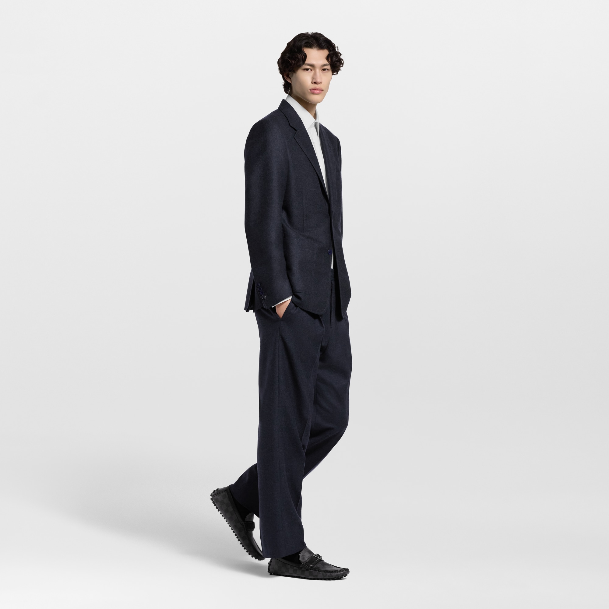 Damier Graphite Canvas Shoes All Shoes Hockenheim Moccasin | Louis Vuitton ® (Product zoom)