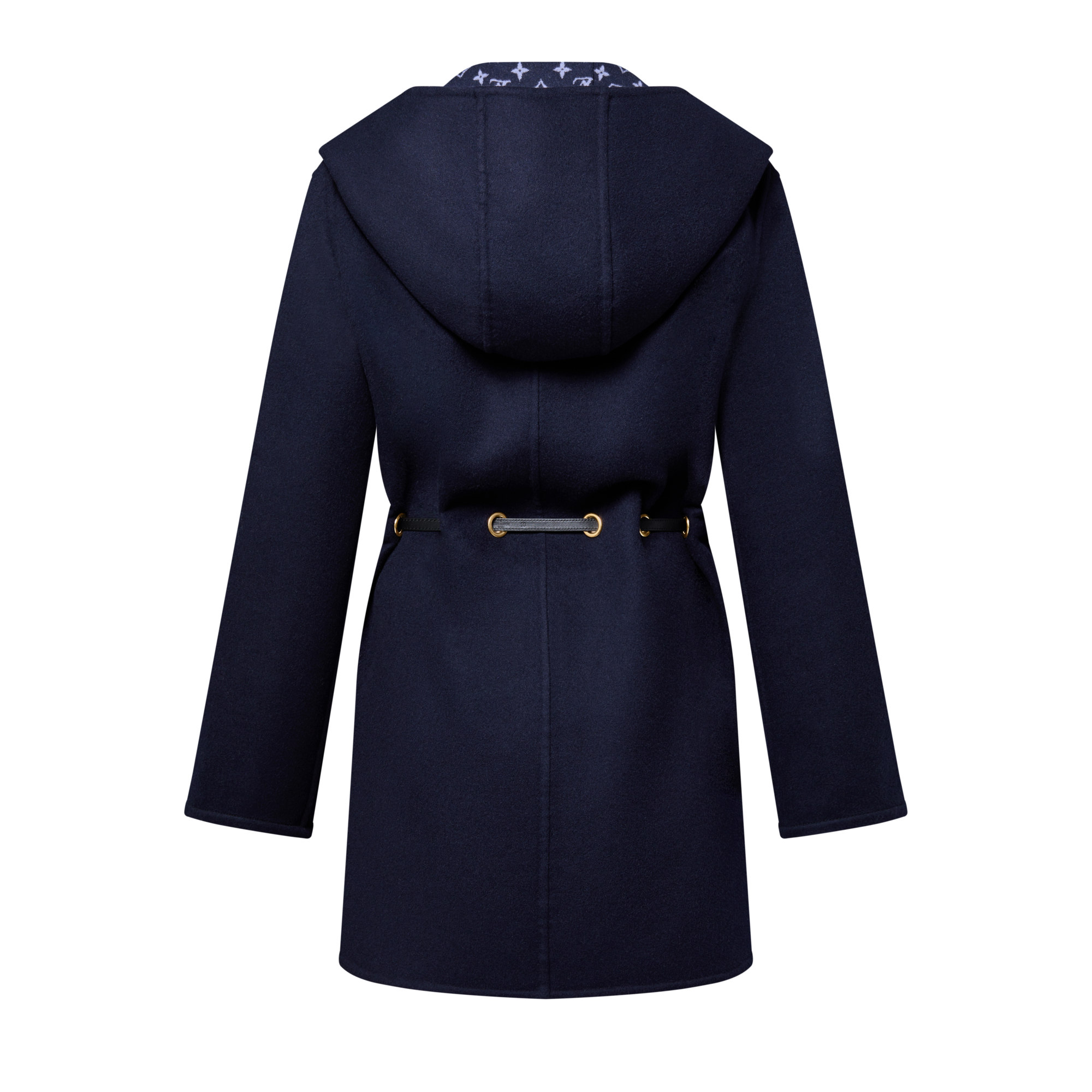  Ready-to-Wear Coats and Jackets Hooded Drawstring Wrap Coat | Louis Vuitton ® (Product zoom)