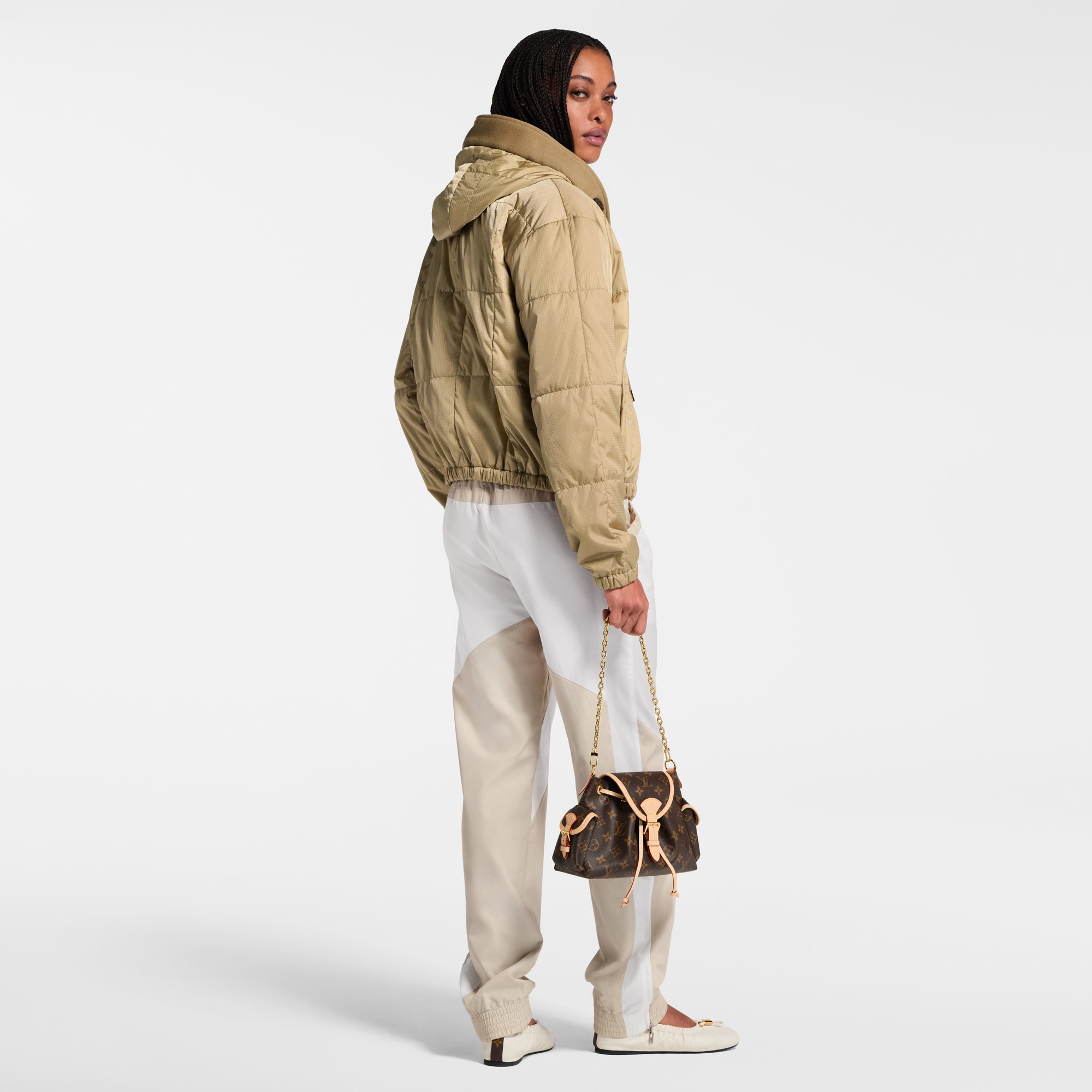  Ready-to-Wear Coats and Jackets Hooded Quilted Ripstop Jacket | Louis Vuitton ® (Product zoom)