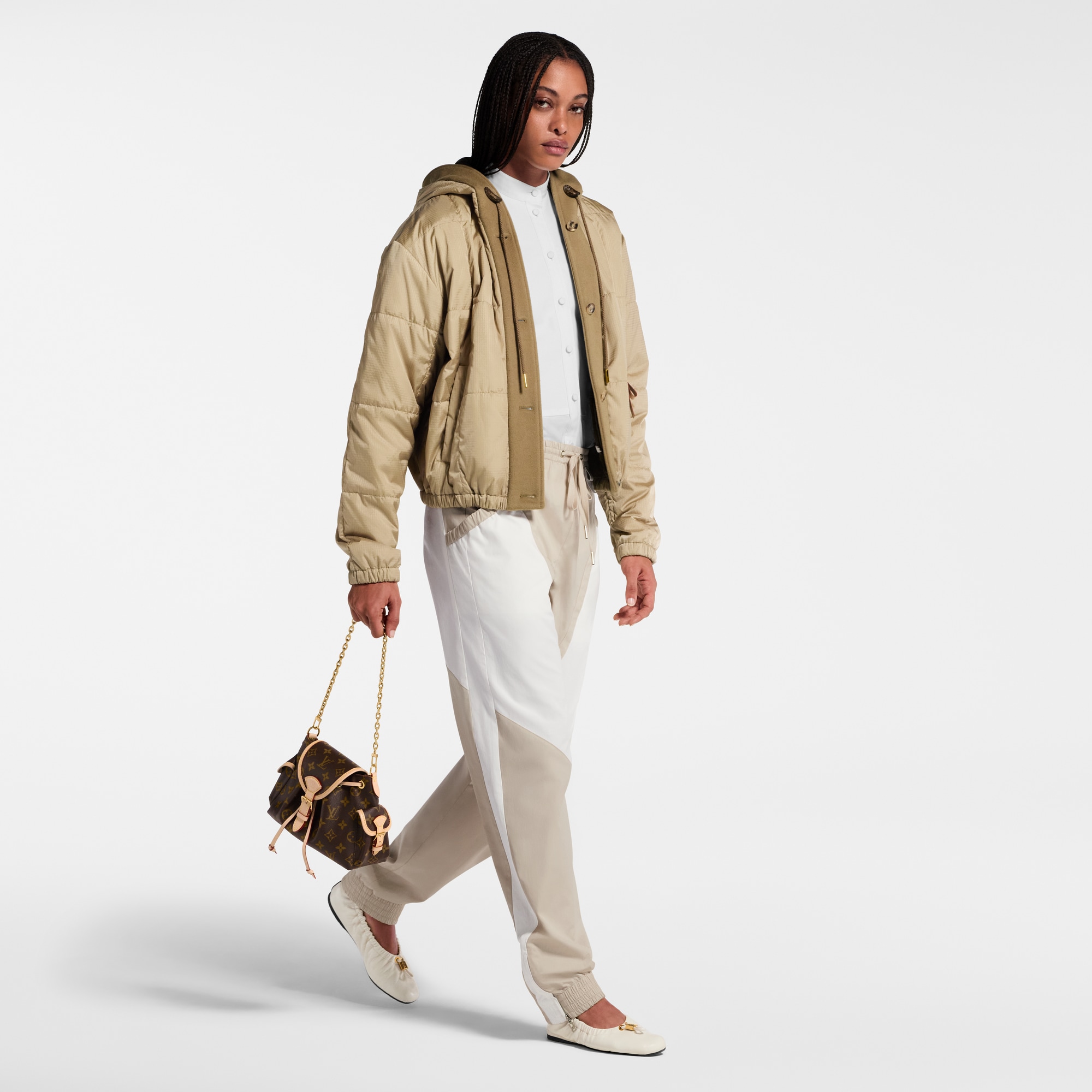  Ready-to-Wear Coats and Jackets Hooded Quilted Ripstop Jacket | Louis Vuitton ® (Product zoom)