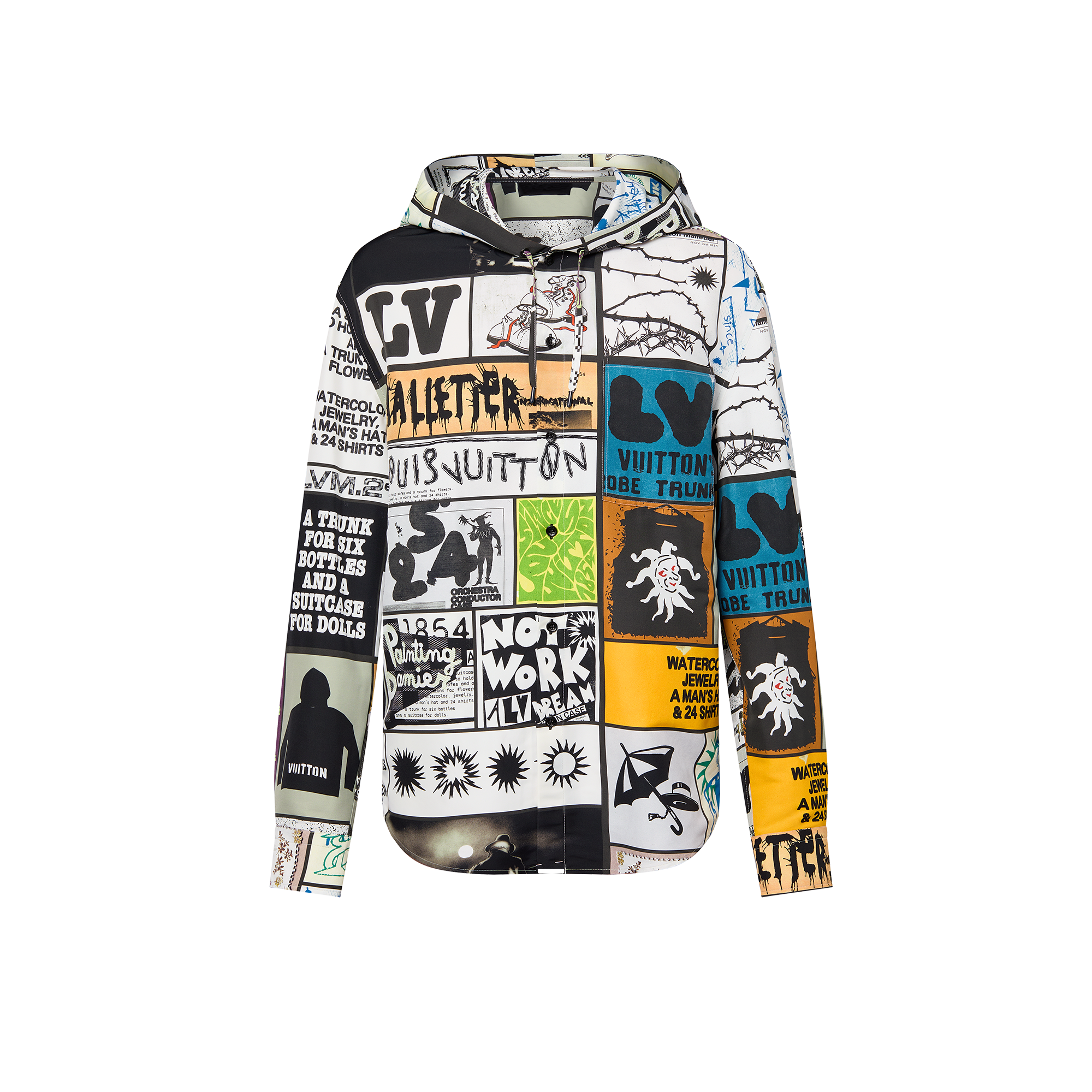 Sweatshirt Brand Burberry Reversible Graffiti Hoodie Burberry