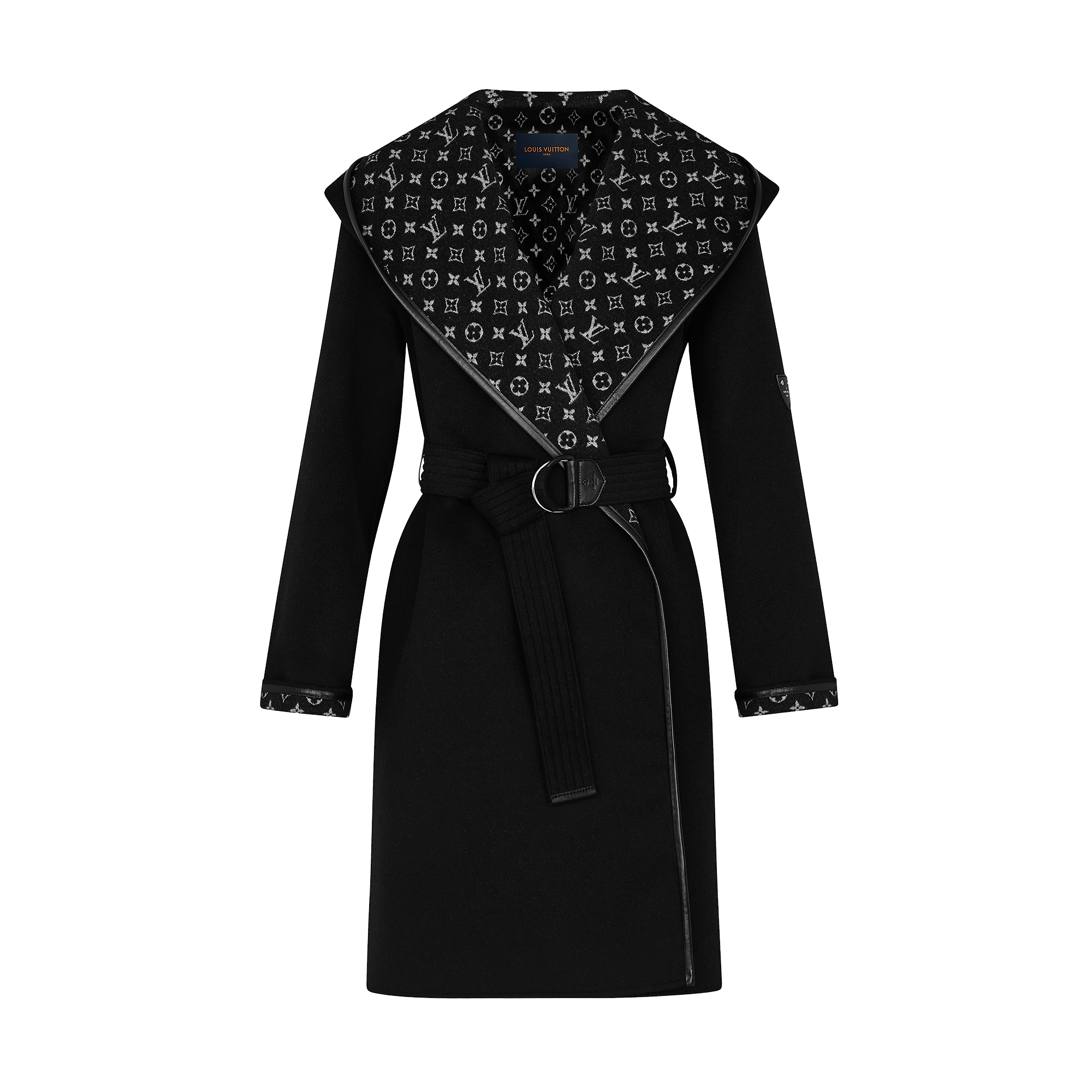 Hooded Wrap Coat