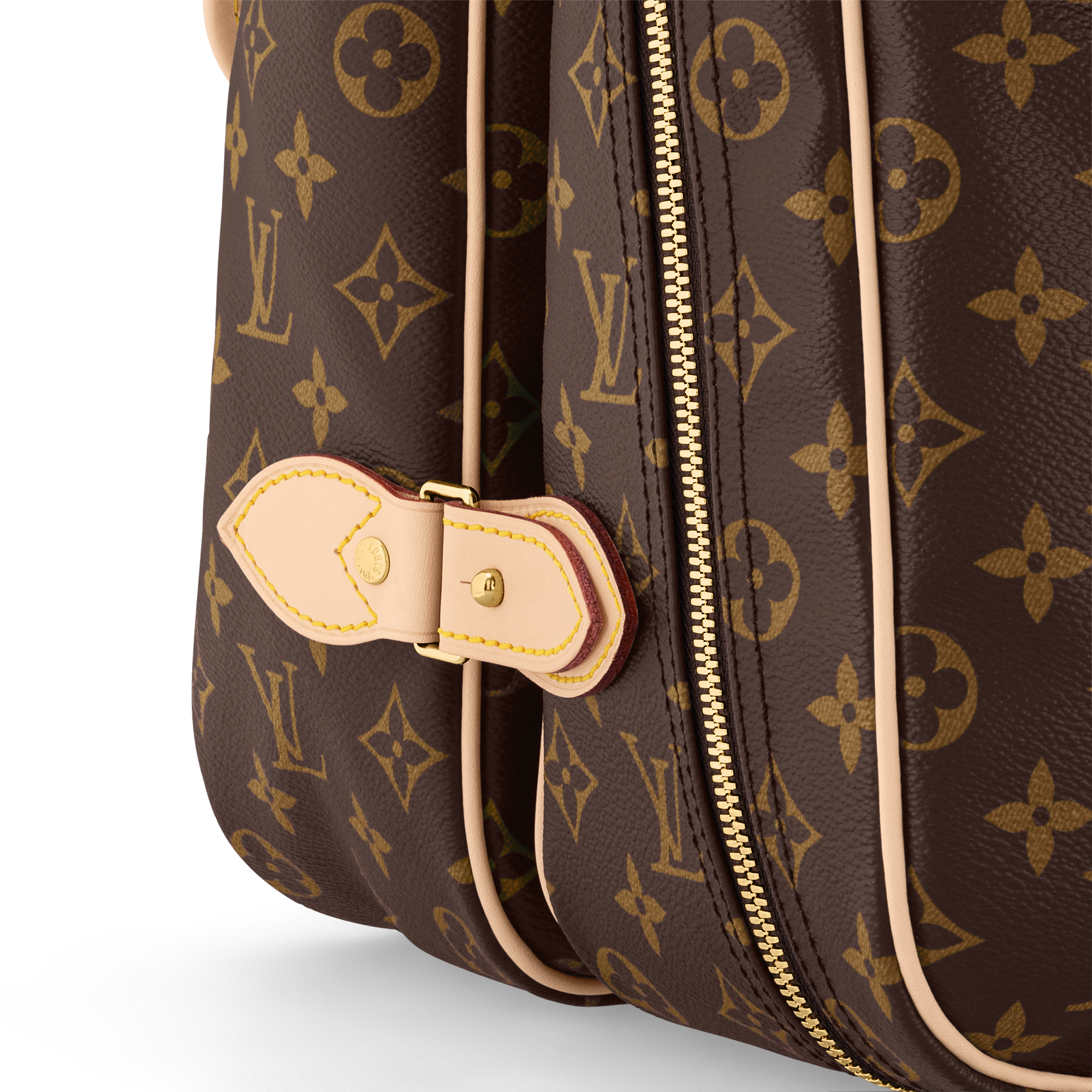 Monogram Canvas Personalization Leather Goods } Hunting Bag | Louis Vuitton ® (Product zoom)