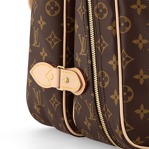 Monogram Canvas Personalization Leather Goods } Hunting Bag | Louis Vuitton ® (Product zoom)