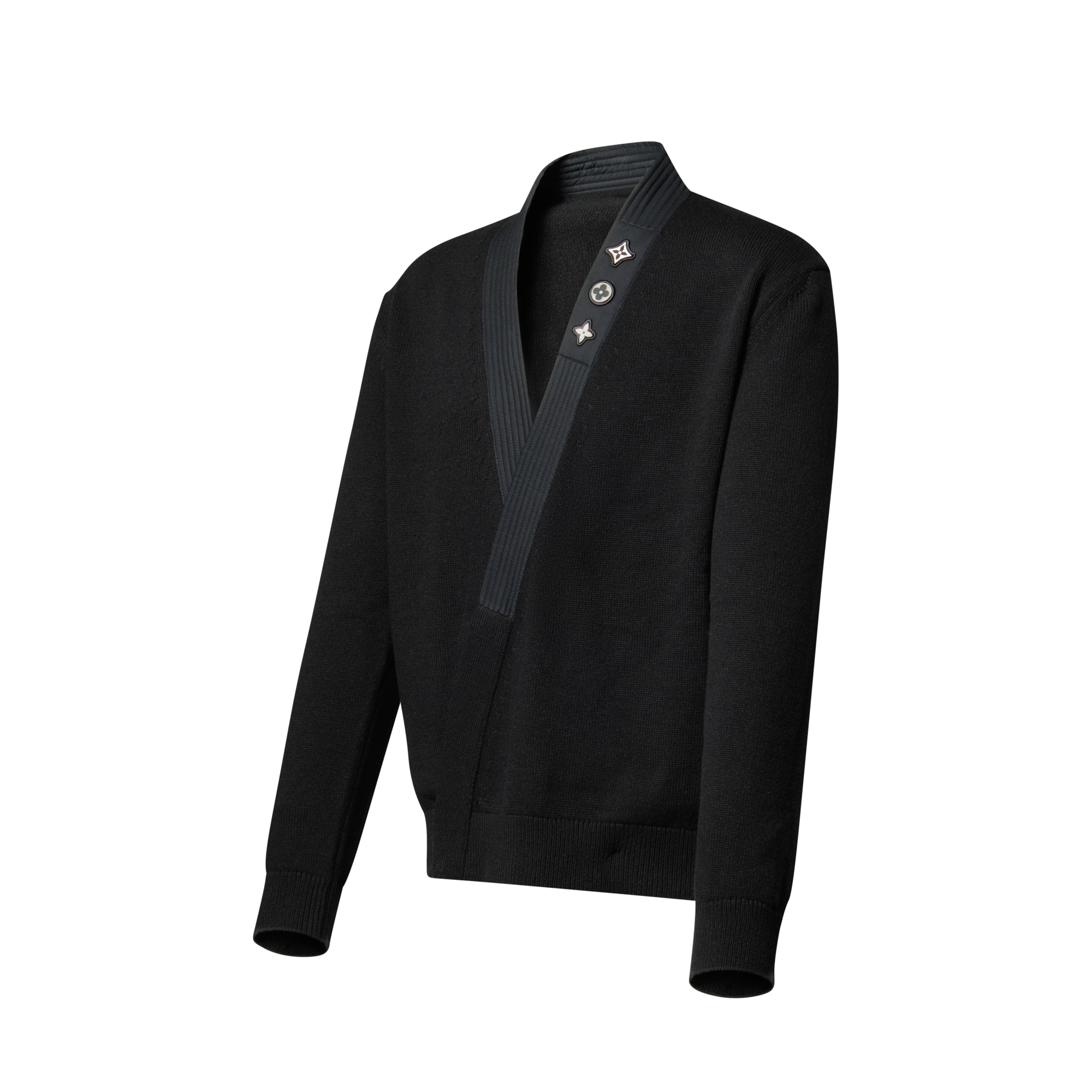  Ready-to-Wear All Ready-to-Wear Hybrid Embellished Cardigan | Louis Vuitton ® (Product zoom)