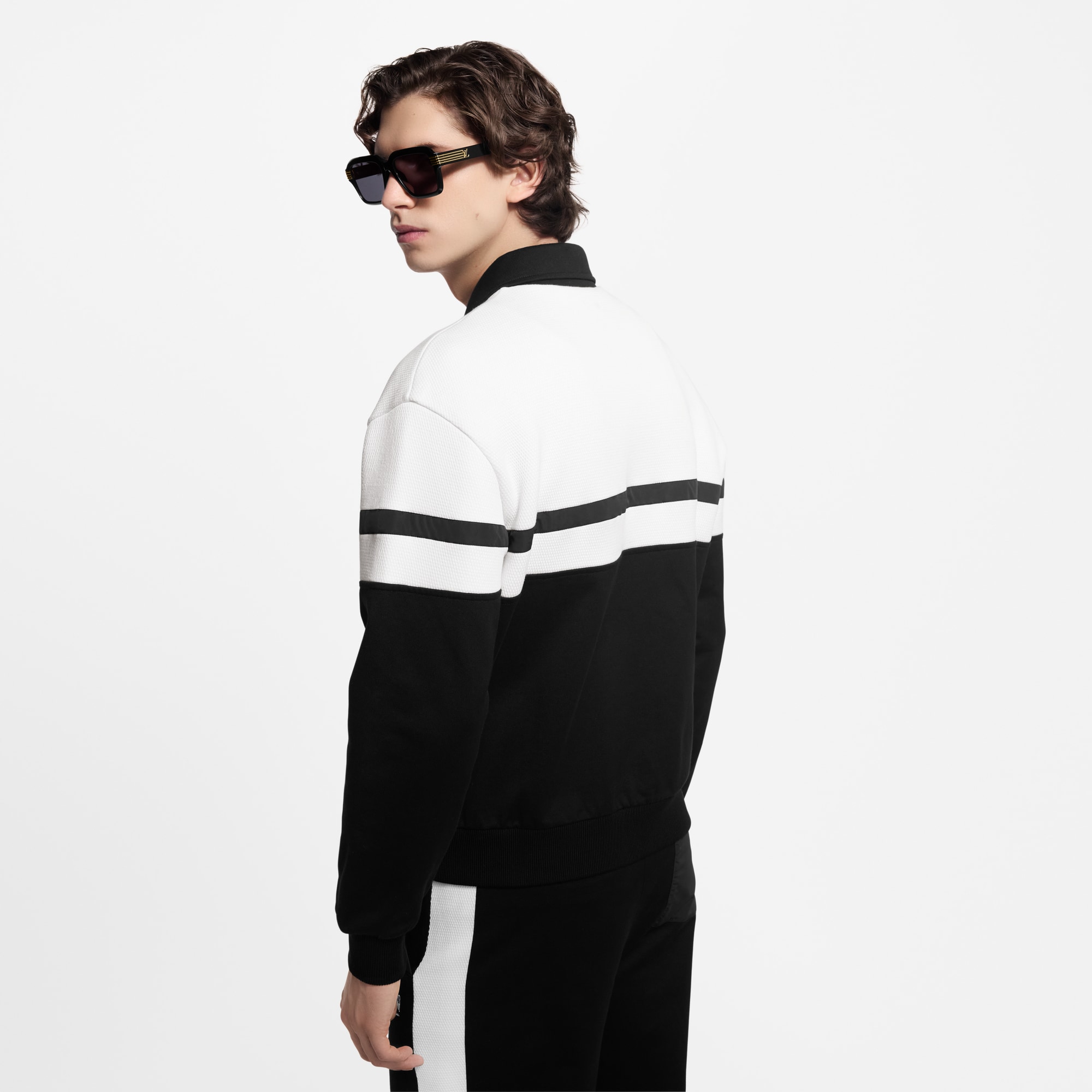  Ready-to-Wear All Ready-to-Wear Hybrid Jersey Blouson | Louis Vuitton ® (Product zoom)