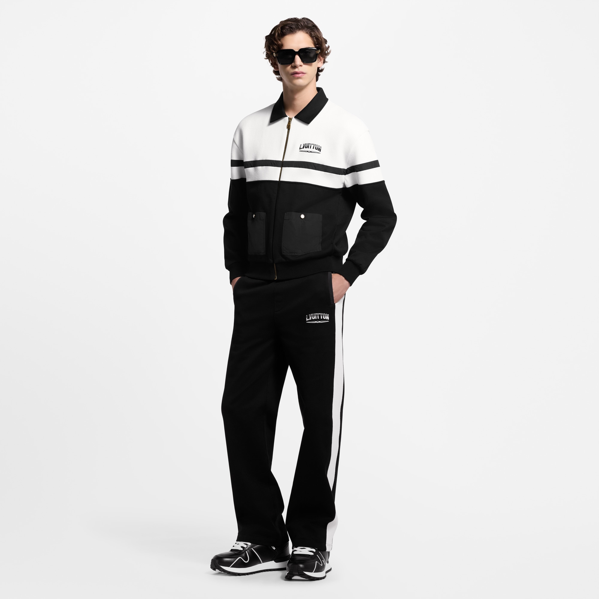  Ready-to-Wear All Ready-to-Wear Hybrid Jersey Blouson | Louis Vuitton ® (Product zoom)