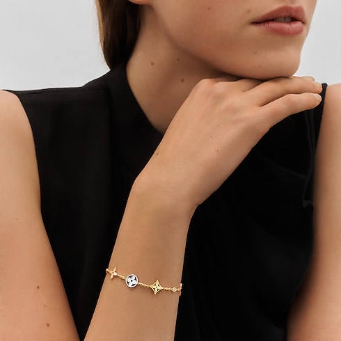 Categories All Fine Jewelry Idylle Blossom bracelet, 3 golds and diamonds | Louis Vuitton ® (Product zoom)