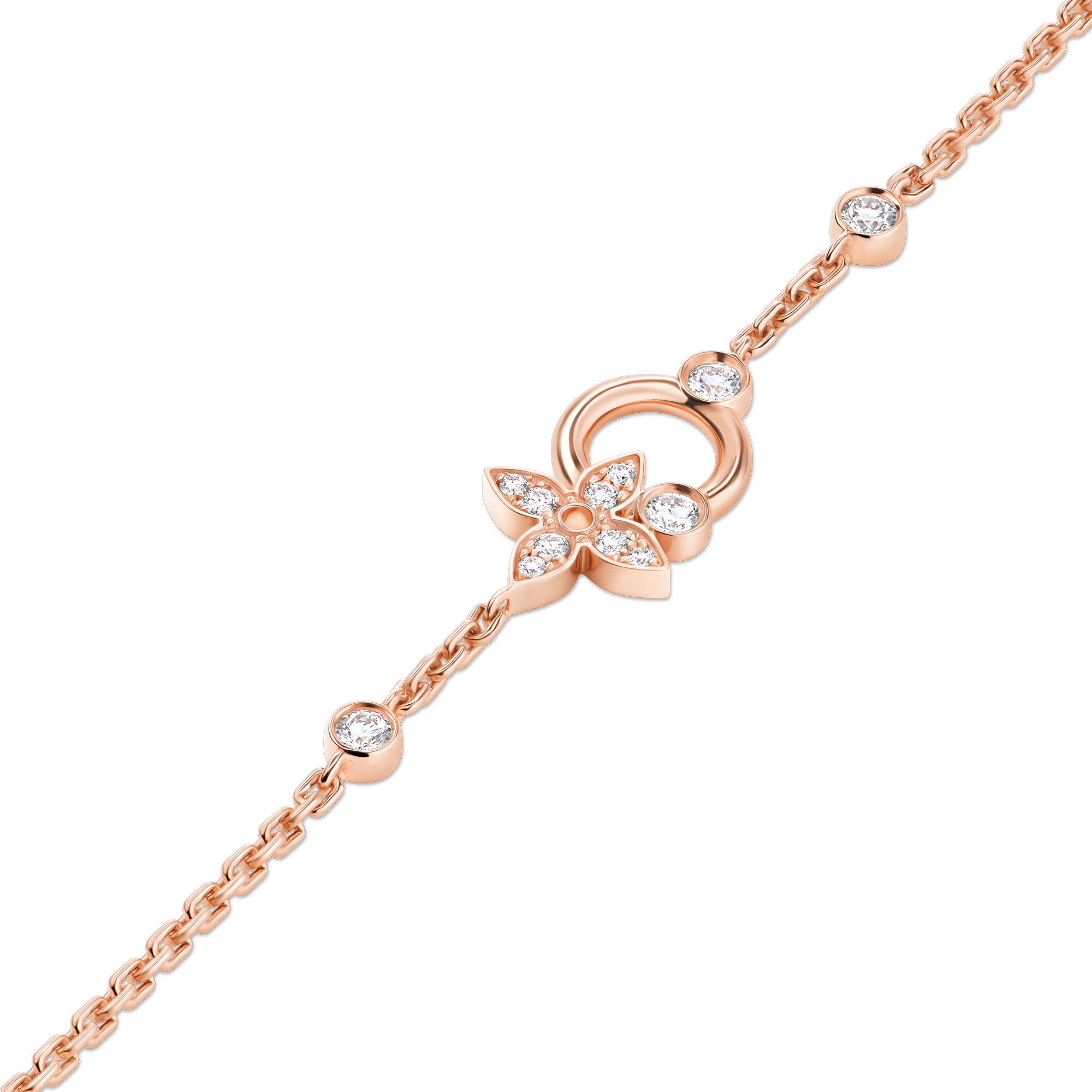  Categories Bracelets Idylle Blossom Bracelet, Pink Gold and Diamonds | Louis Vuitton ® (Product zoom)
