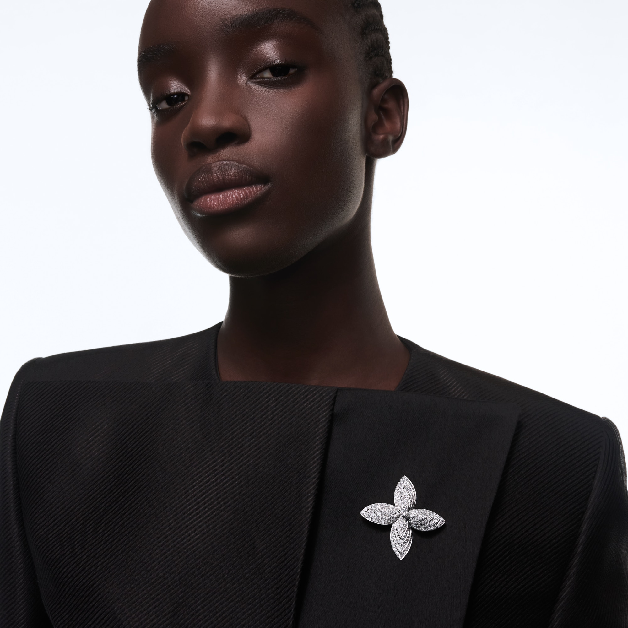  Jewelry Others Idylle Blossom Brooch, White Gold & Diamonds | Louis Vuitton ® (Product zoom)