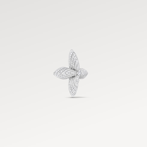 Jewelry Others Idylle Blossom Brooch, White Gold & Diamonds | Louis Vuitton ® (Product zoom)