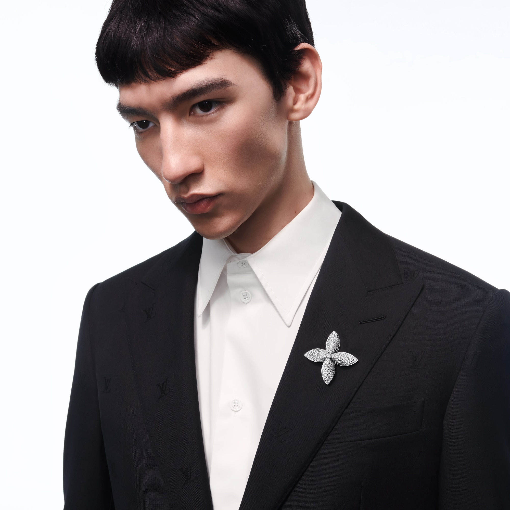  Jewelry Others Idylle Blossom Brooch, White Gold & Diamonds | Louis Vuitton ® (Product zoom)