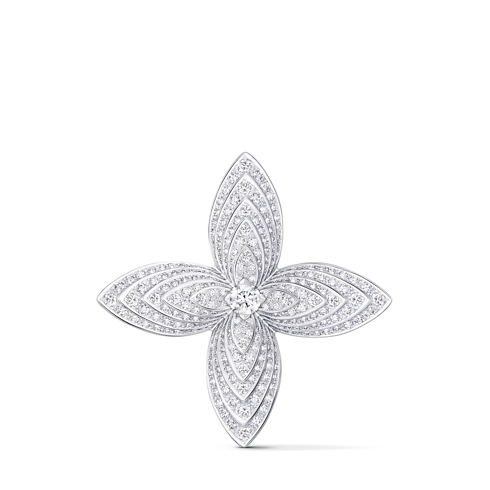 Jewelry Others Idylle Blossom Brooch, White Gold & Diamonds | Louis Vuitton ® (Product zoom)