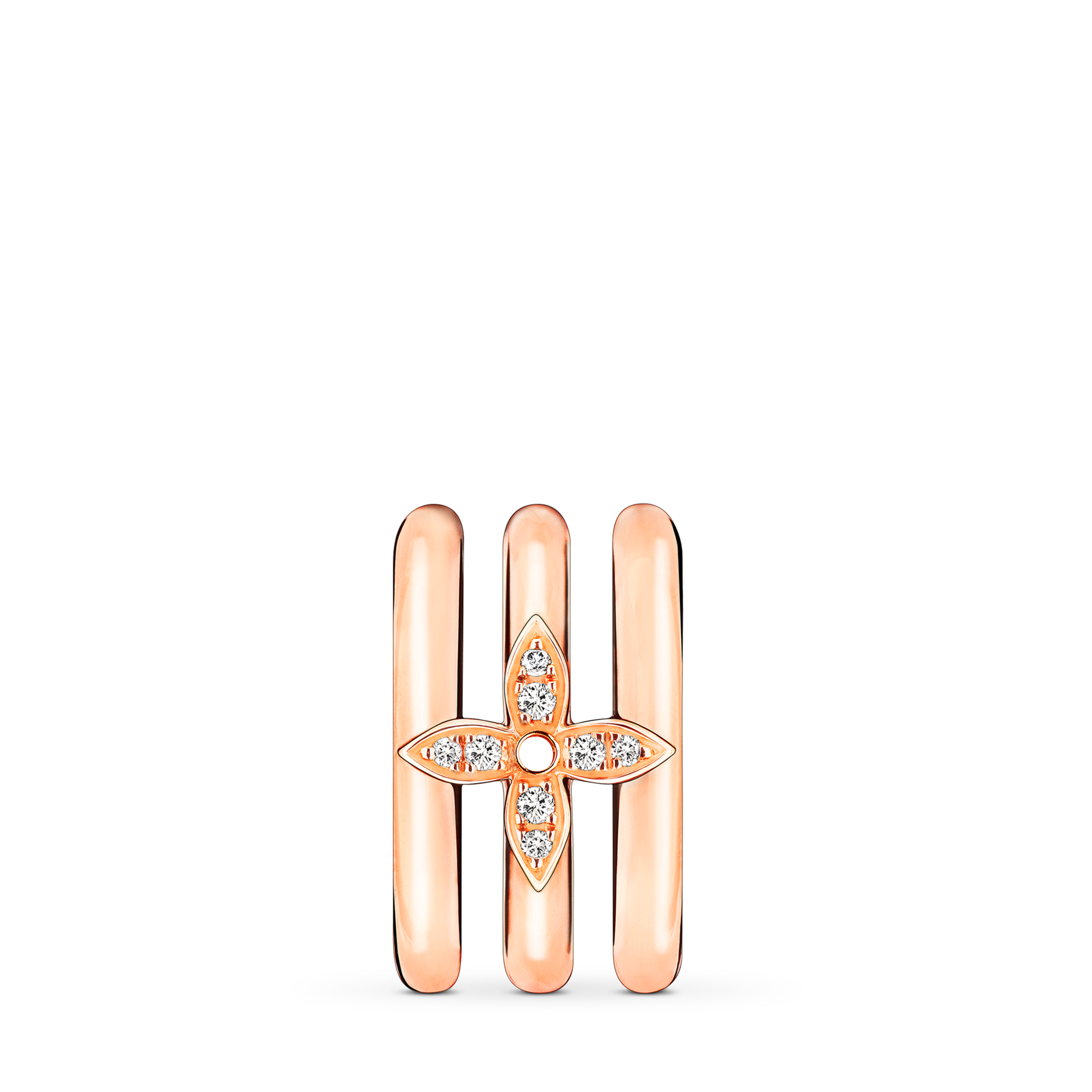  Categories Earrings Idylle Blossom Ear Cuff, Pink Gold And Diamonds - Per Unit | Louis Vuitton ® (Product zoom)