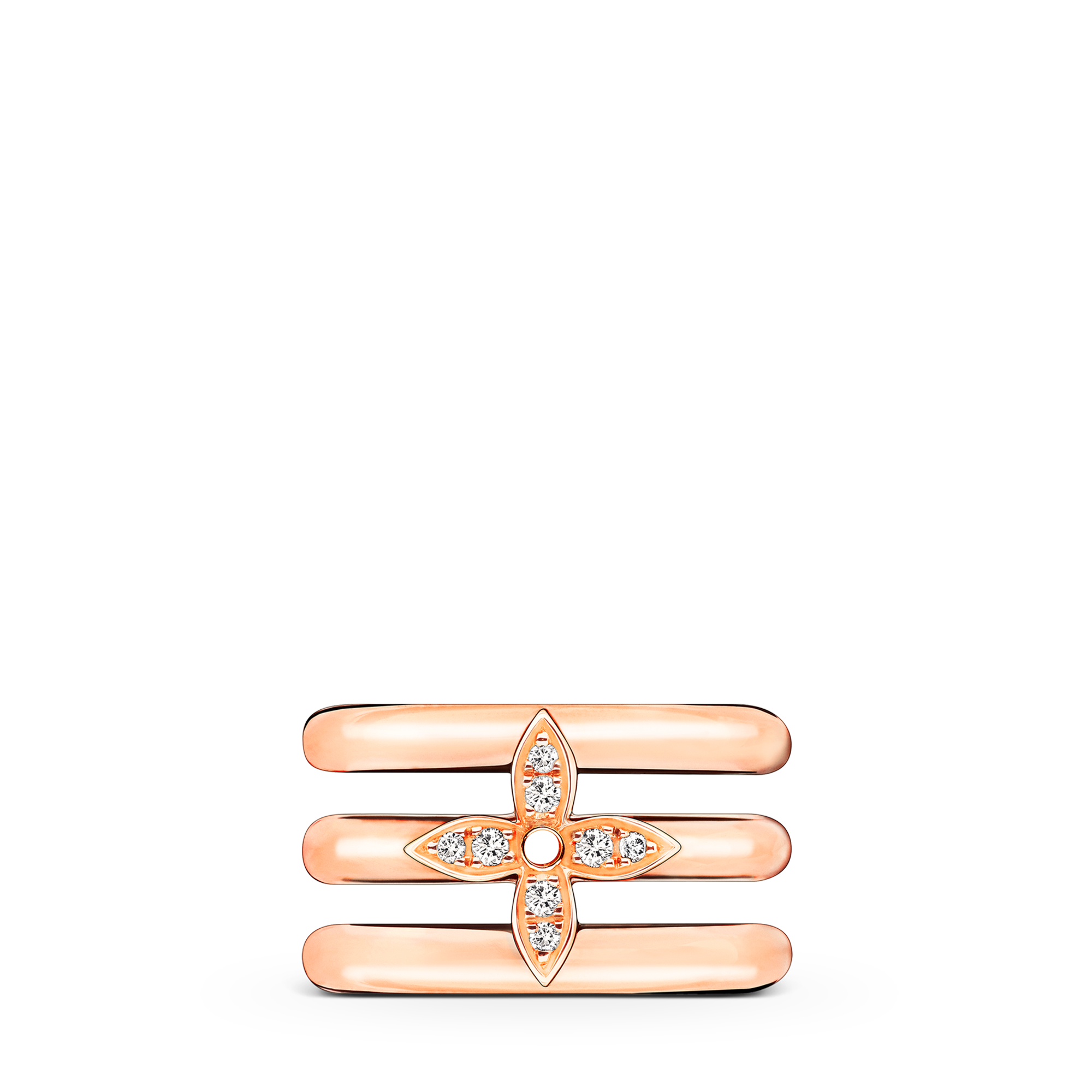  Categories Earrings Idylle Blossom Ear Cuff, Pink Gold And Diamonds - Per Unit | Louis Vuitton ® (Product zoom)