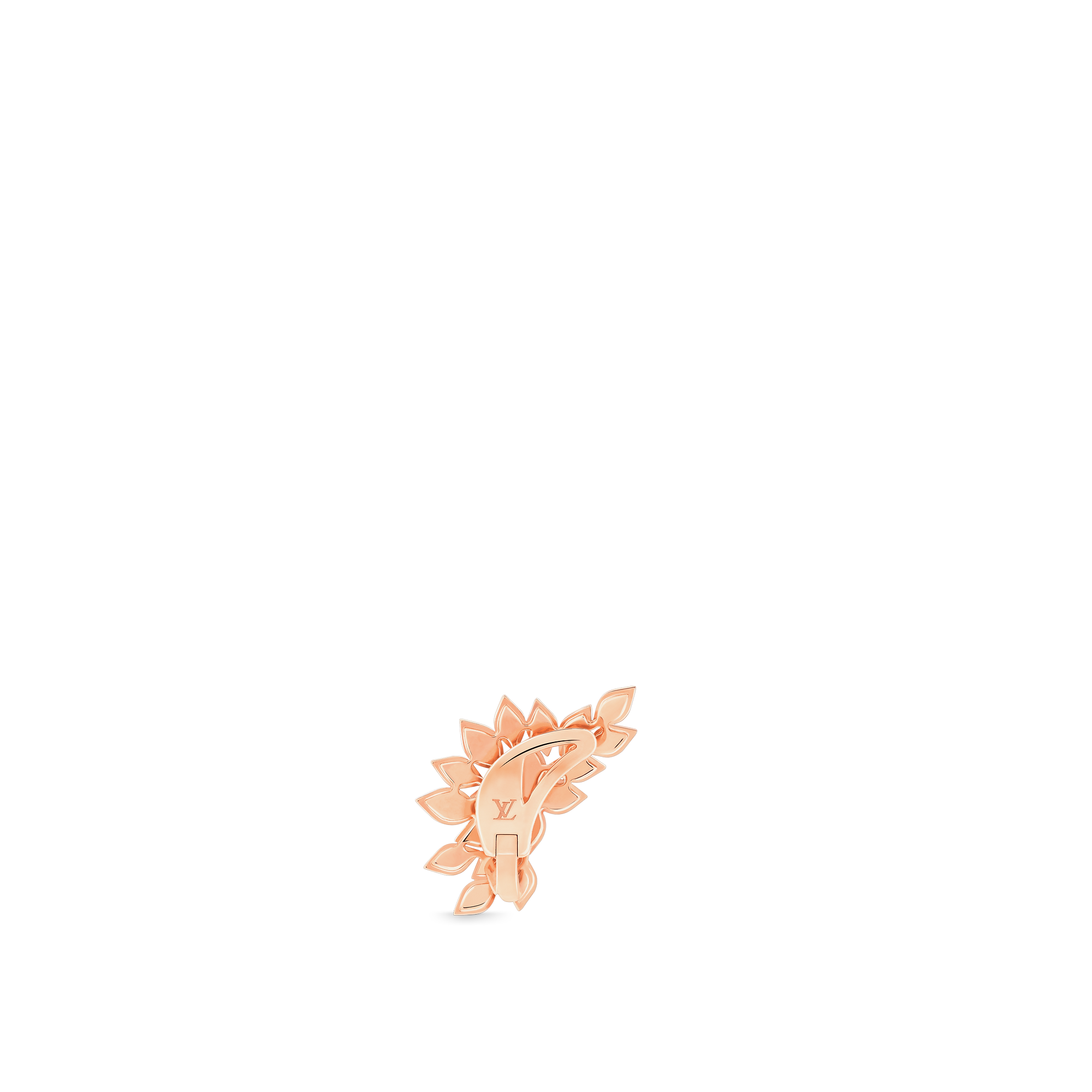 Idylle Blossom Ear Cuff, Pink Gold And Diamonds - Per Unit