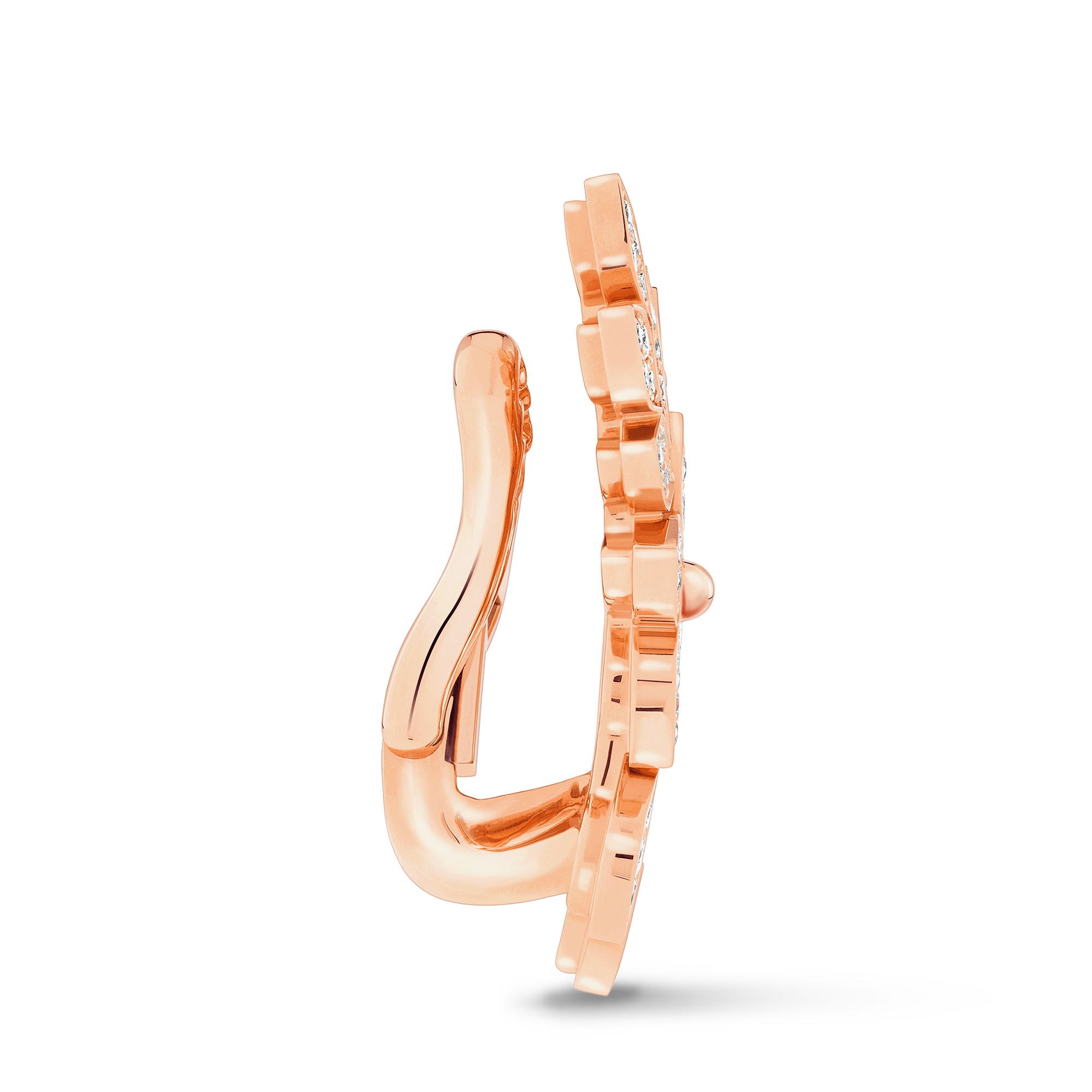  Categories Earrings Idylle Blossom Ear Cuff, Pink Gold And Diamonds - Per Unit | Louis Vuitton ® (Product zoom)