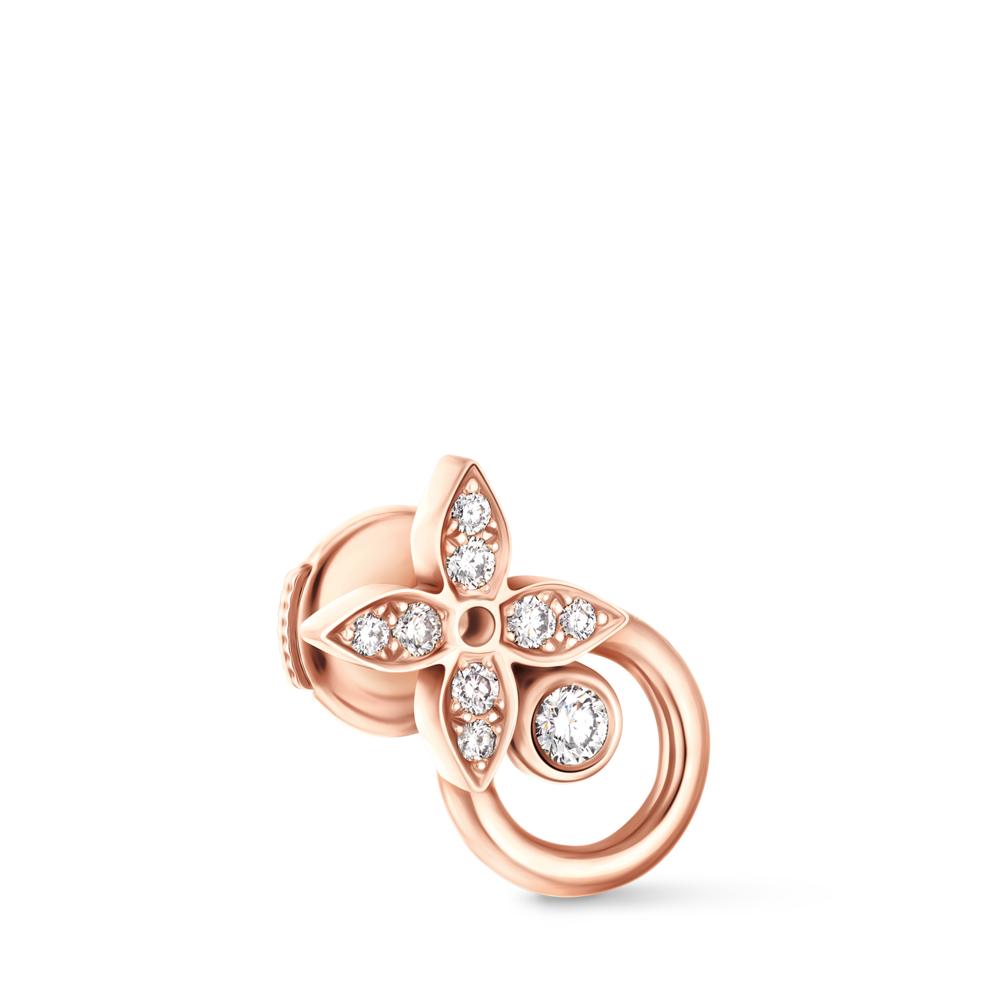  Categories Earrings Idylle Blossom Earrings, Pink Gold and Diamonds | Louis Vuitton ® (Product zoom)