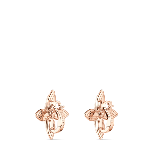 Jewelry Earrings Idylle Blossom Earrings, Rose Gold and Diamonds | Louis Vuitton ® (Product zoom)