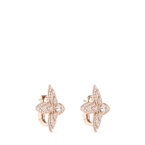 Jewelry Earrings Idylle Blossom Earrings, Rose Gold and Diamonds | Louis Vuitton ® (Product zoom)