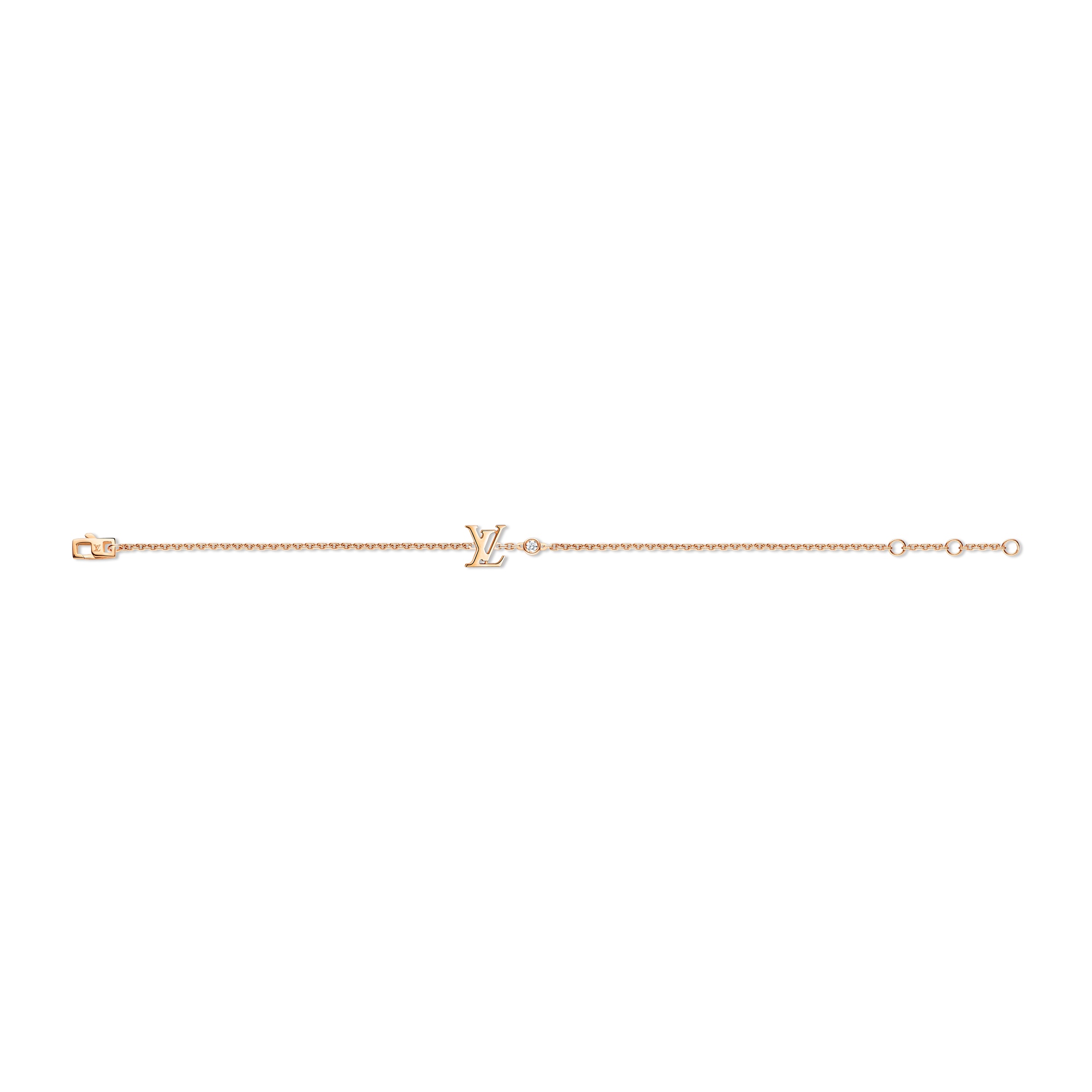  Categories All Fine Jewelry Idylle Blossom LV Bracelet, Pink Gold and Diamond | Louis Vuitton ® (Product zoom)