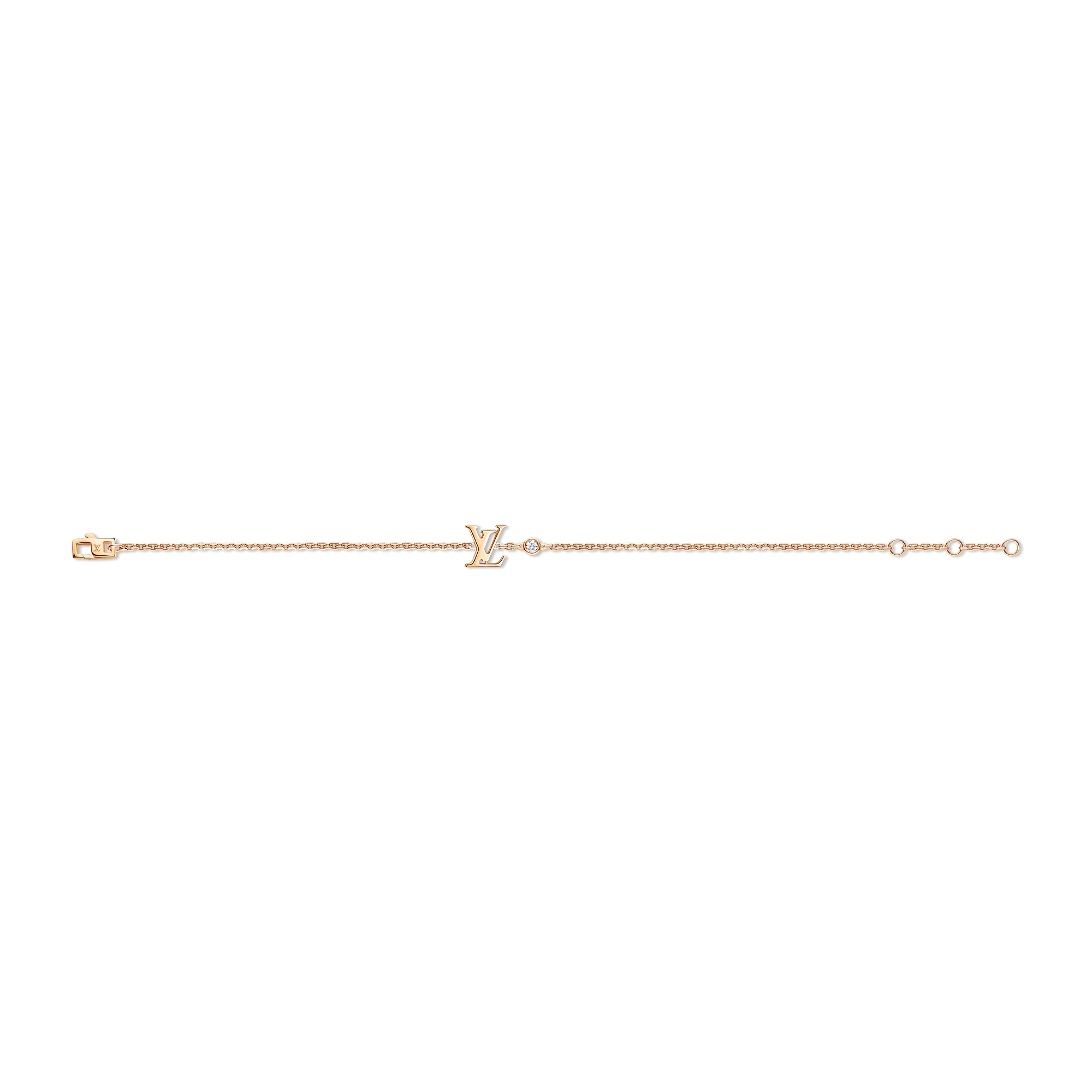 Idylle Blossom LV Bracelet, Pink Gold and Diamond