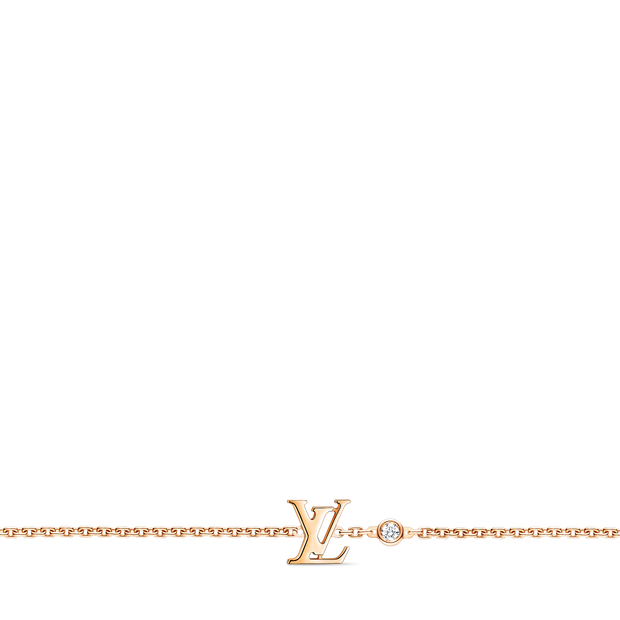 Idylle Blossom LV Bracelet, Pink Gold and Diamond
