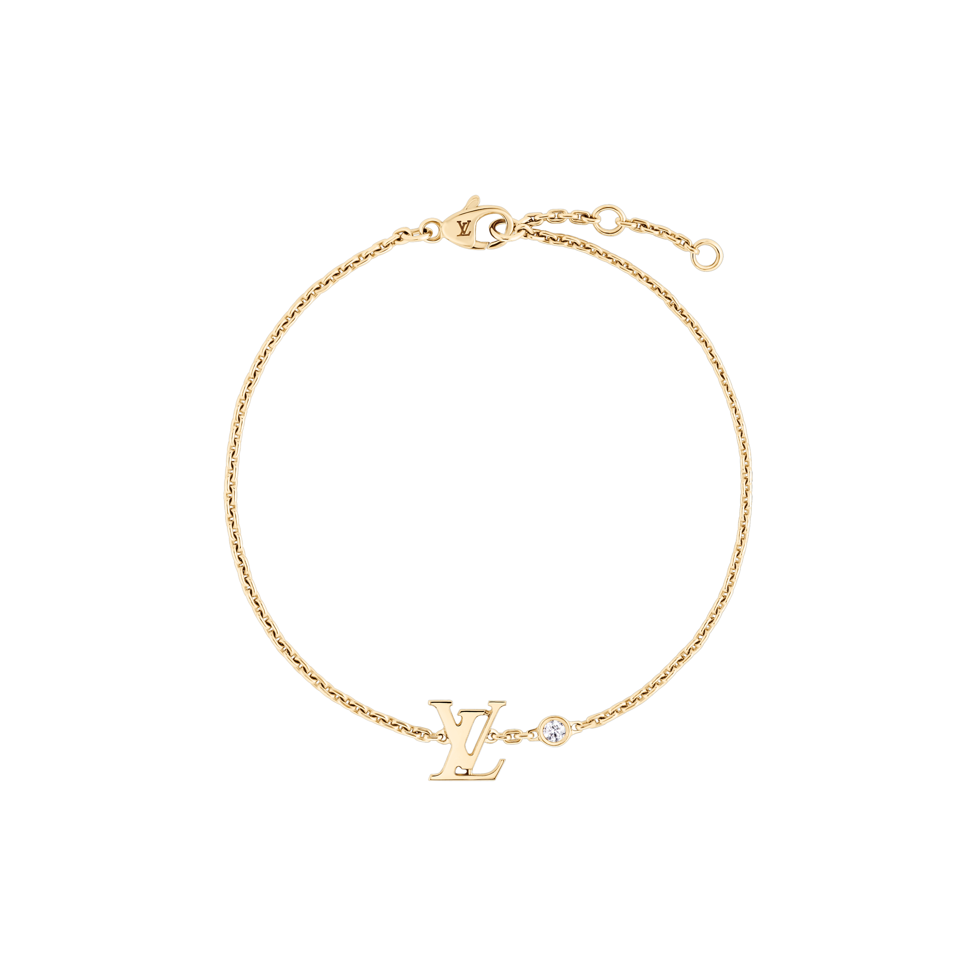Idylle Blossom LV Bracelet, Yellow gold and diamond