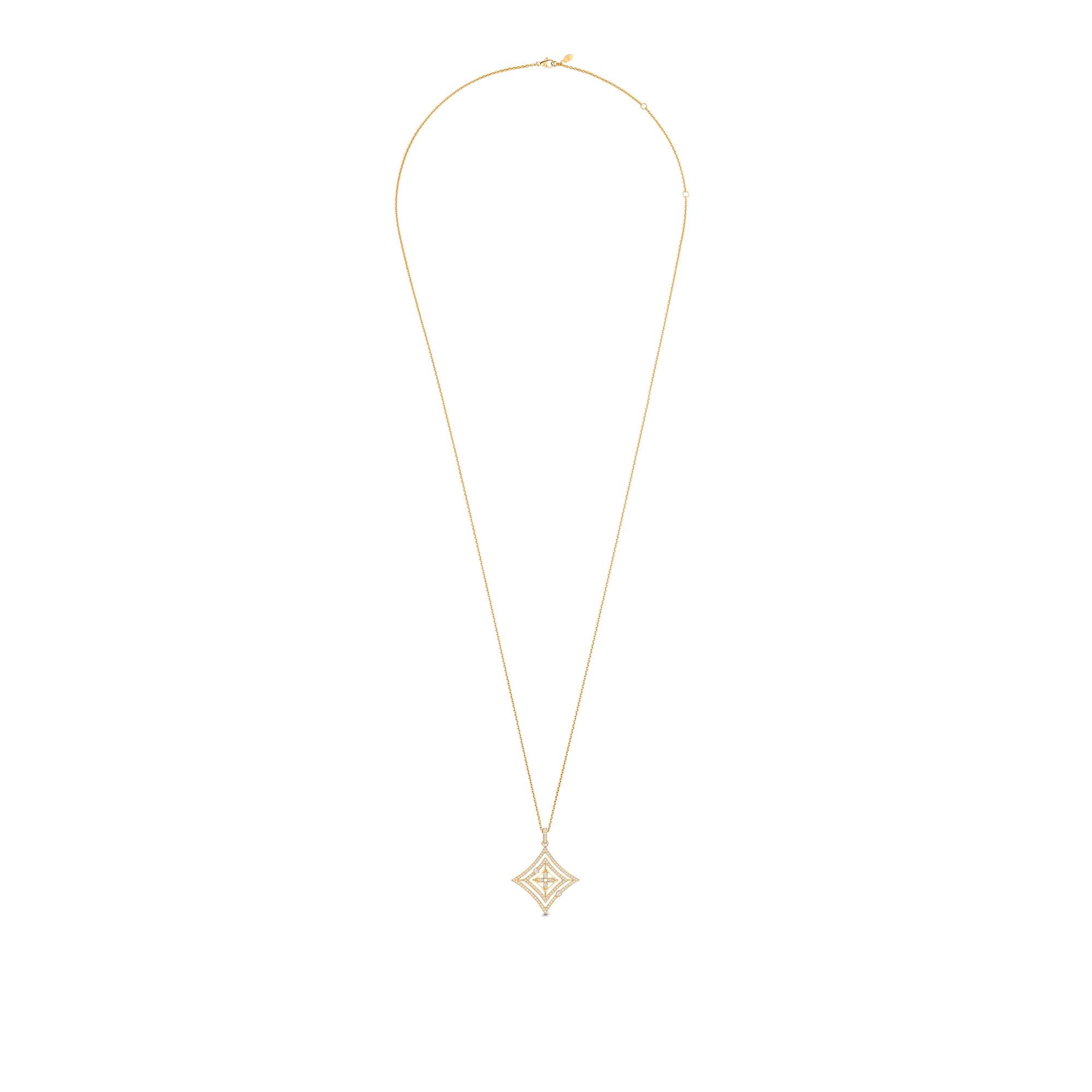  Categories All Fine Jewelry Idylle Blossom Medallion, Yellow Gold And Diamonds | Louis Vuitton ® (Product zoom)