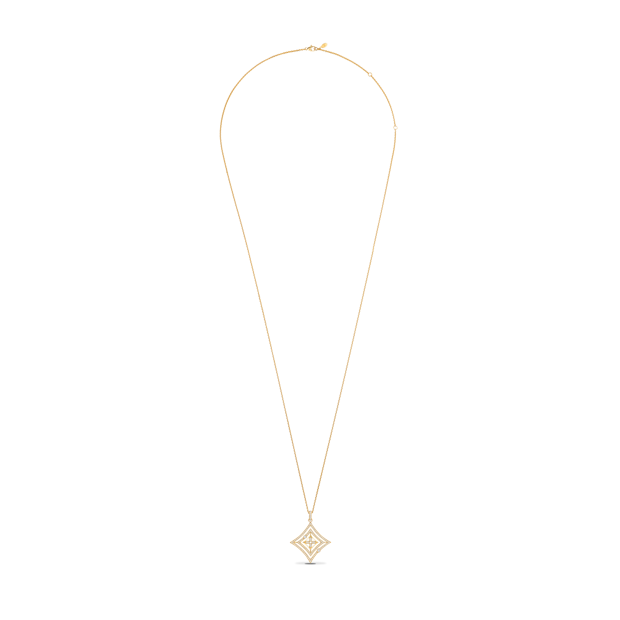  Categories All Fine Jewelry Idylle Blossom Medallion, Yellow Gold And Diamonds | Louis Vuitton ® (Product zoom)