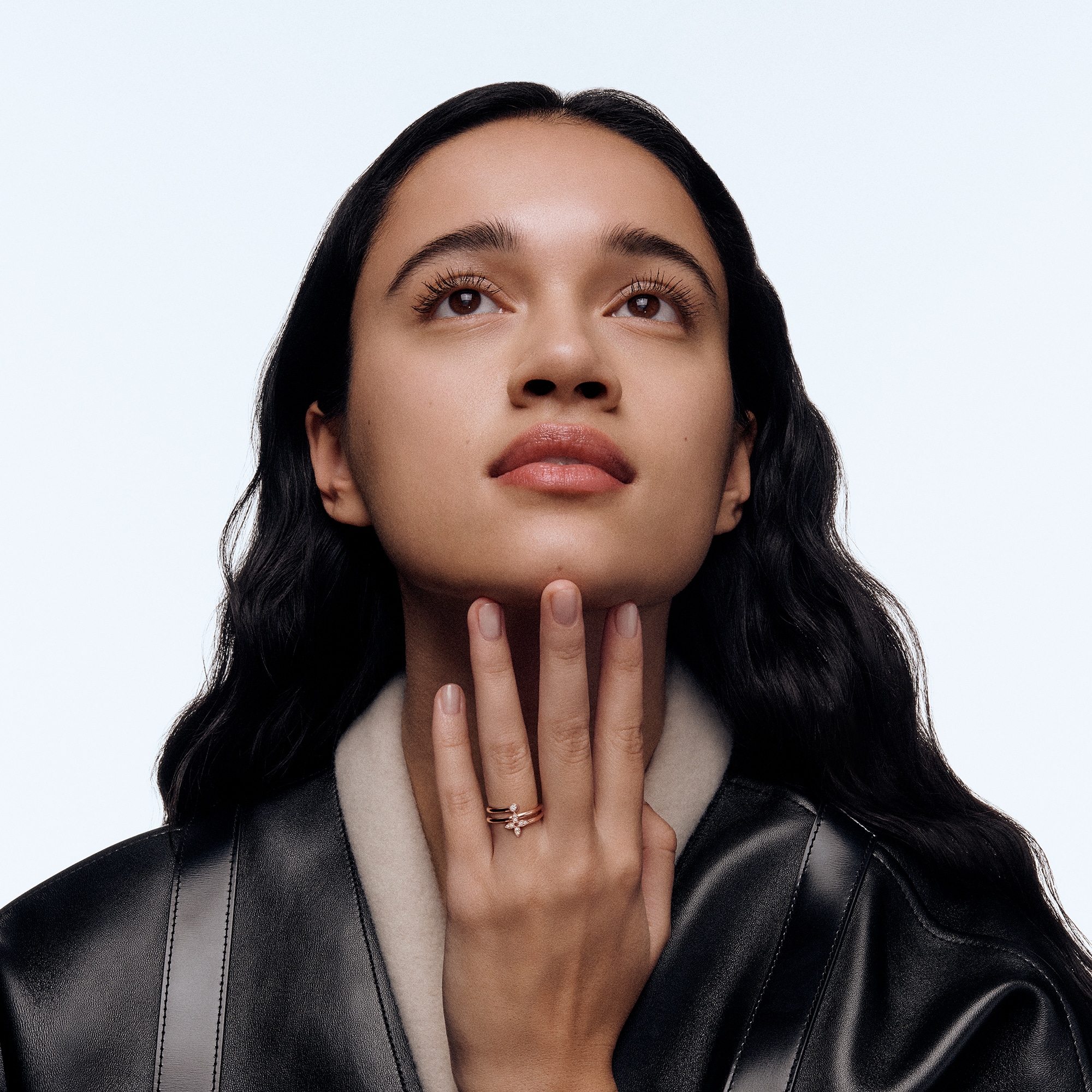  Categories Rings Idylle Blossom Multi Ring, Pink Gold and Diamonds | Louis Vuitton ® (Product zoom)